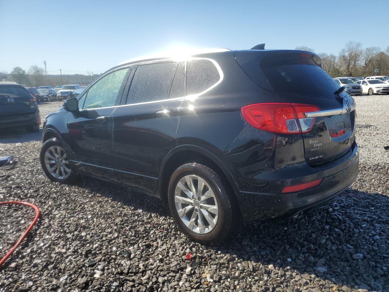 2018 Buick Envision VIN LRBFX1SA6JD114725 Copart auction photo, side / front end damage thumbnail 2