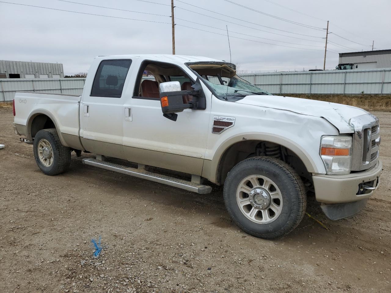 2009 Ford F250 VIN 1FTSW21R69EB25052 Copart auction photo, rollover / undercarriage damage thumbnail 4