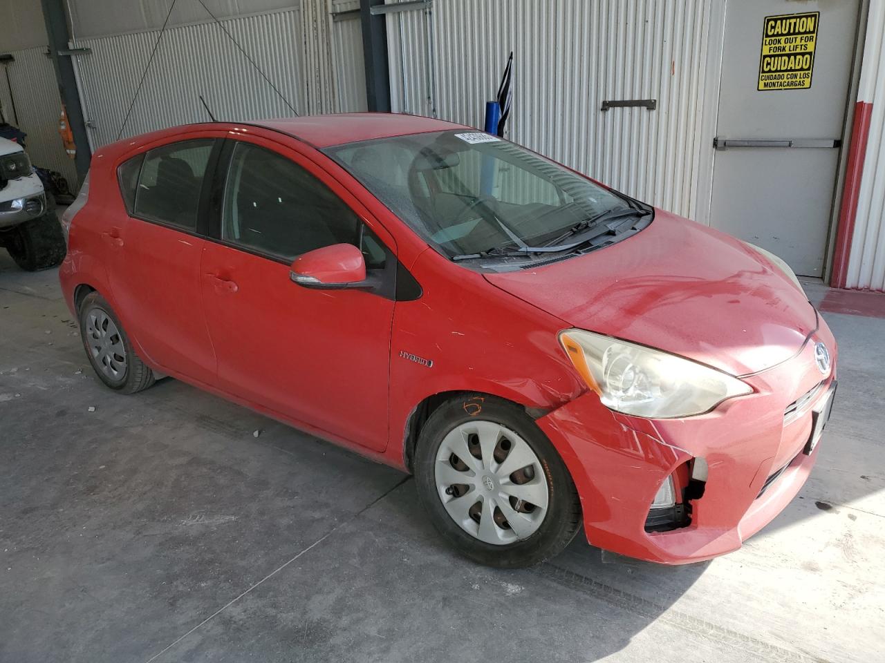 2012 Toyota Prius VIN JTDKDTB34C1016917 Copart auction photo, front end damage thumbnail 4