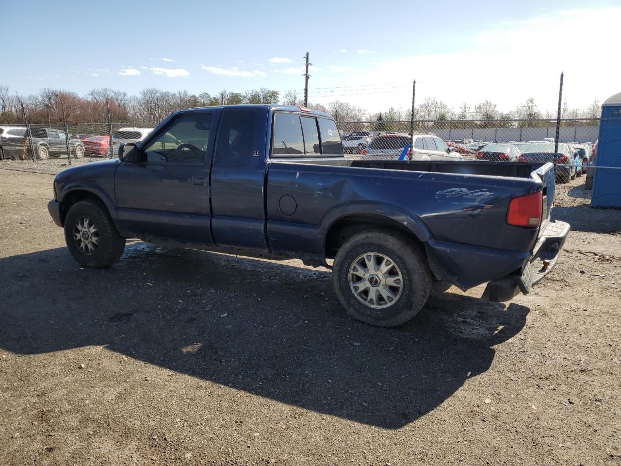 2003 GMC Sonoma VIN 1GTDT19X138211499 Copart auction photo, rear end / minor dent/scratches damage thumbnail 2