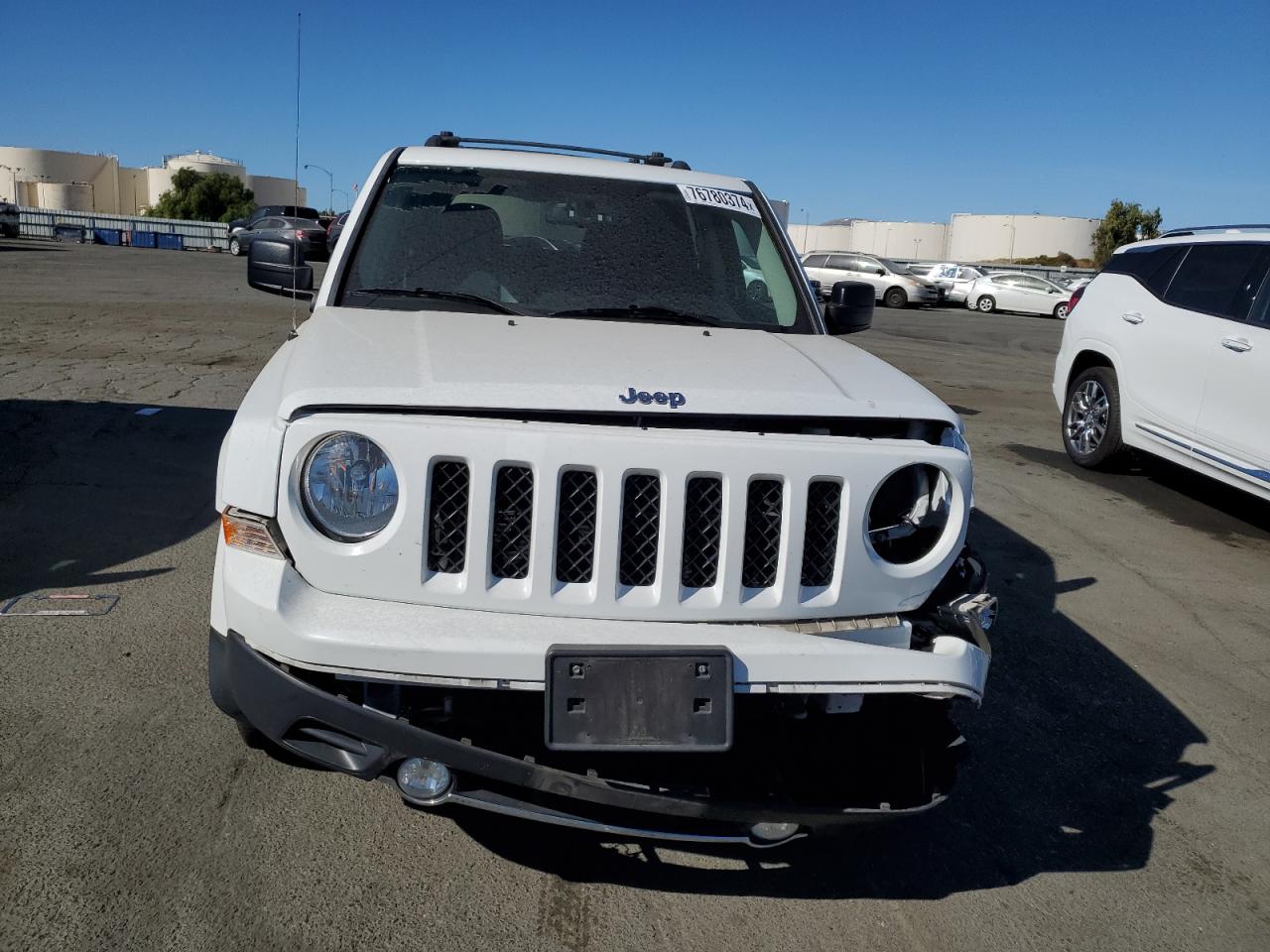 2014 Jeep Liberty (Patriot) VIN 1C4NJRCB8ED830990 Copart auction photo, front end / side damage thumbnail 5