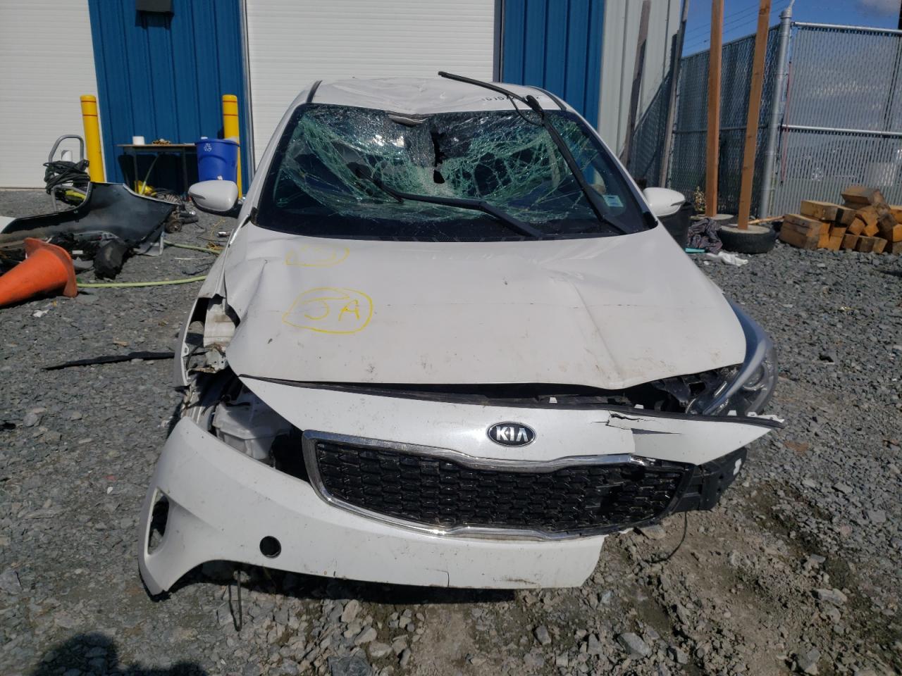 2017 KIA Forte VIN 3KPFL4A84HE118326 Copart auction photo, rollover damage thumbnail 9