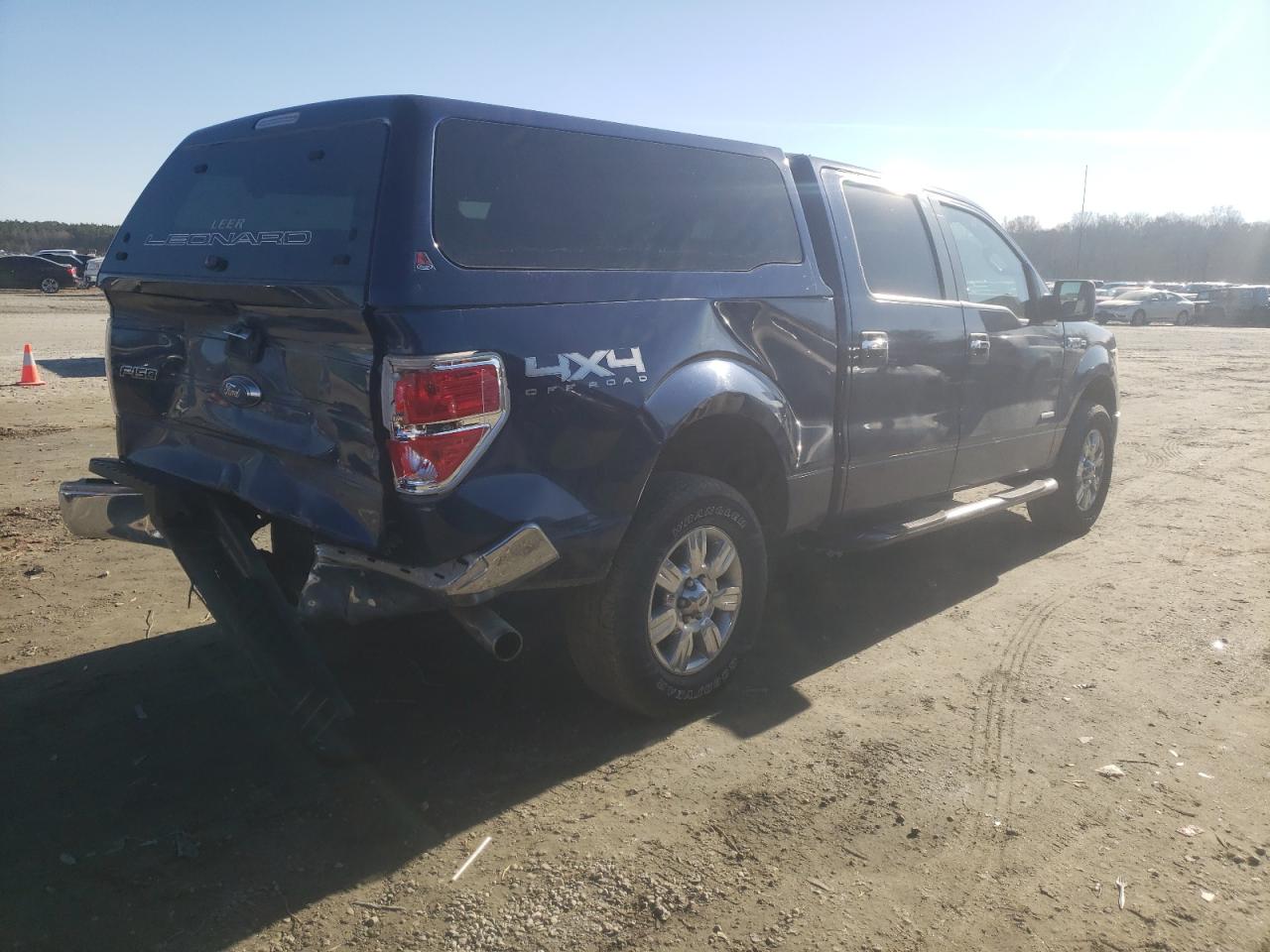 2011 Ford F-150 VIN 1FTFW1ET1BFD01247 Copart auction photo, rear end / side damage thumbnail 3