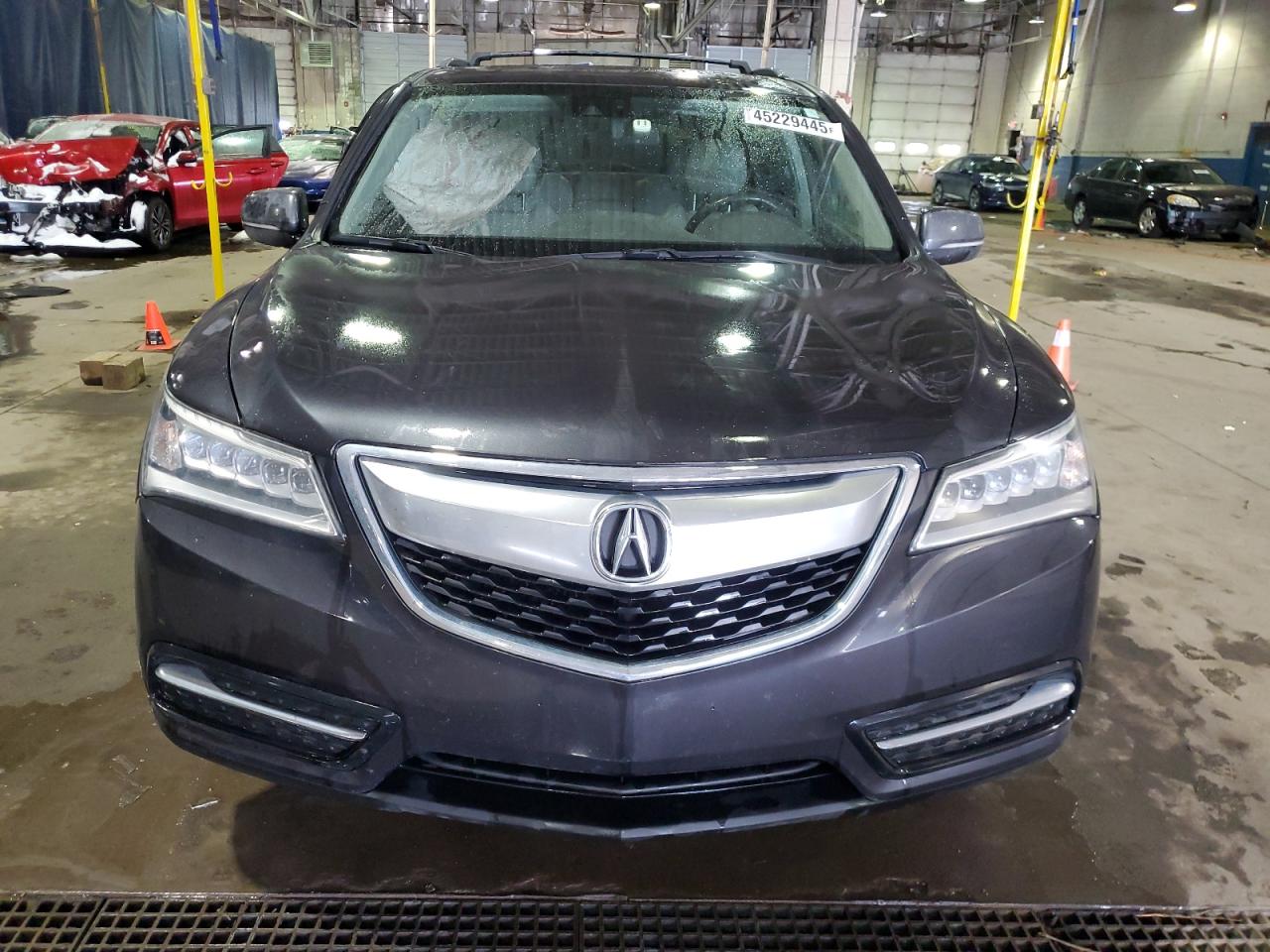 2015 Acura MDX VIN 5FRYD4H48FB019183 Copart auction photo, side / rear end damage thumbnail 5
