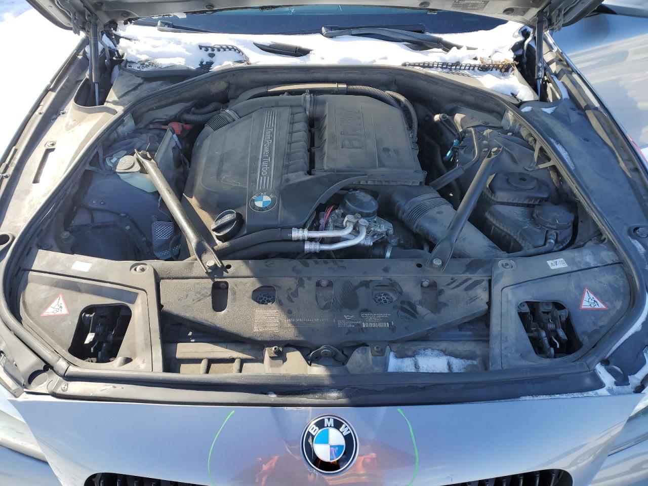 2011 BMW 5er VIN WBAFU7C53BDU53746 Copart auction photo, front end damage thumbnail 11
