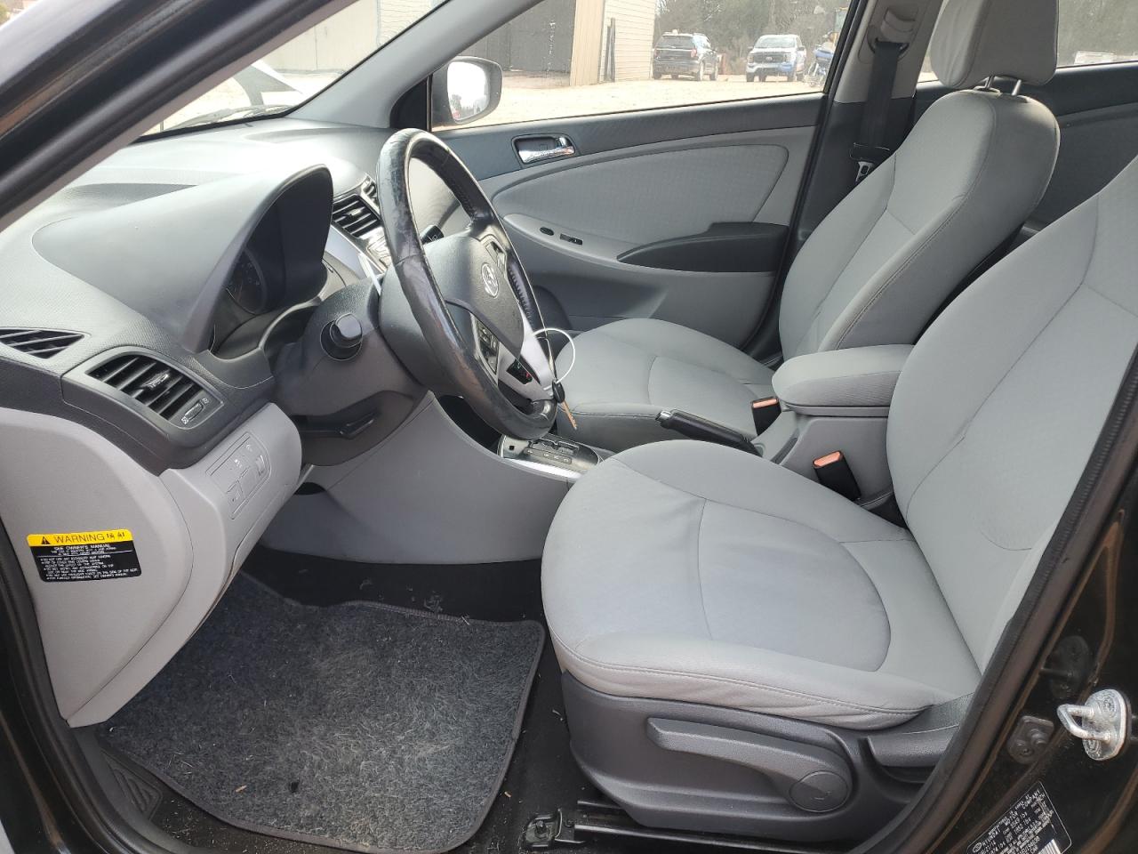 2014 Hyundai Accent VIN KMHCU5AE1EU194638 Copart auction photo, front end damage thumbnail 7