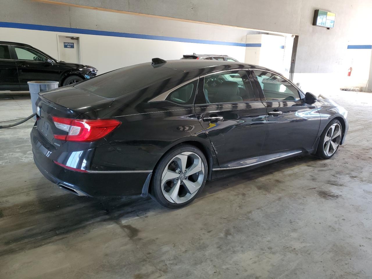 2018 Honda Accord VIN 1HGCV1F9XJA219801 Copart auction photo, side damage thumbnail 3