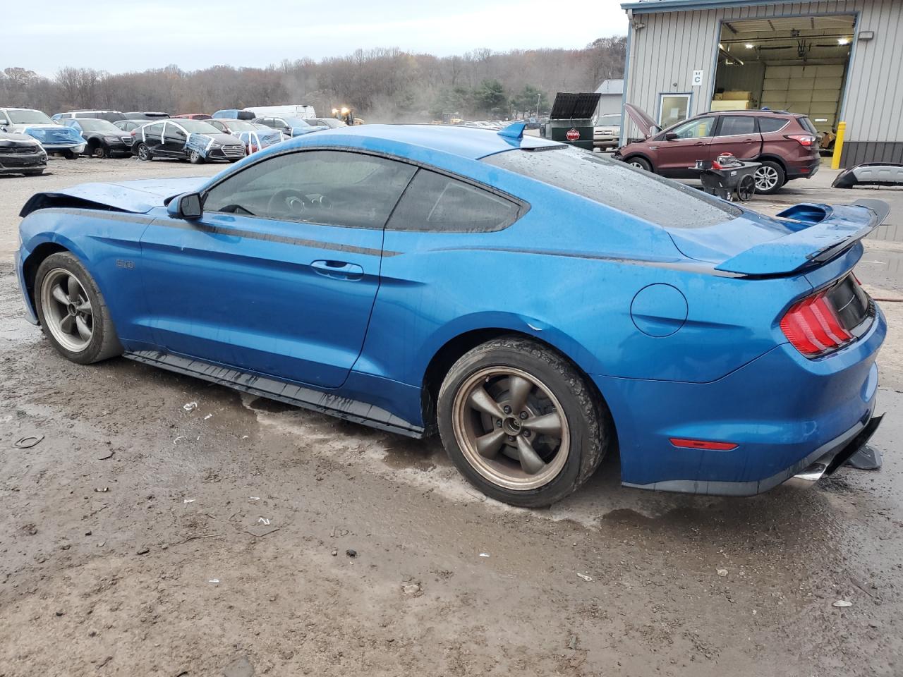 2020 Ford Mustang VIN 1FA6P8CF2L5145770 Copart auction photo, front end damage thumbnail 2