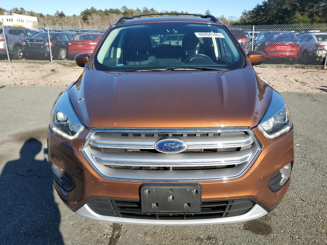 2017 Ford Escape VIN 1FMCU9G94HUB84627 Copart auction photo, side / front end damage thumbnail 5