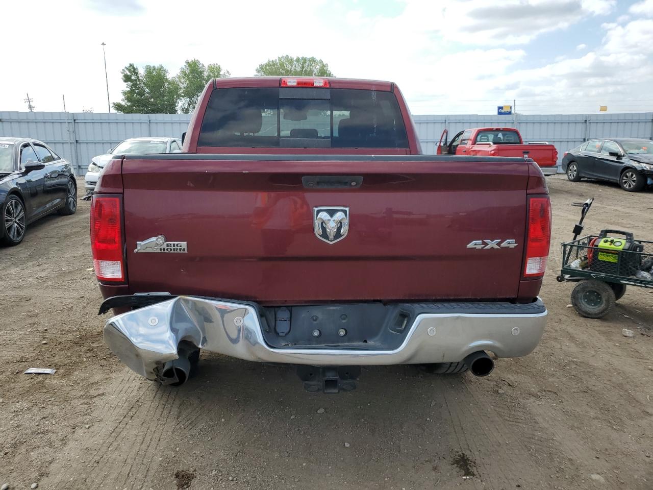 2017 RAM 1500 VIN 3C6RR7LT8HG506699 Copart auction photo, all over damage thumbnail 6