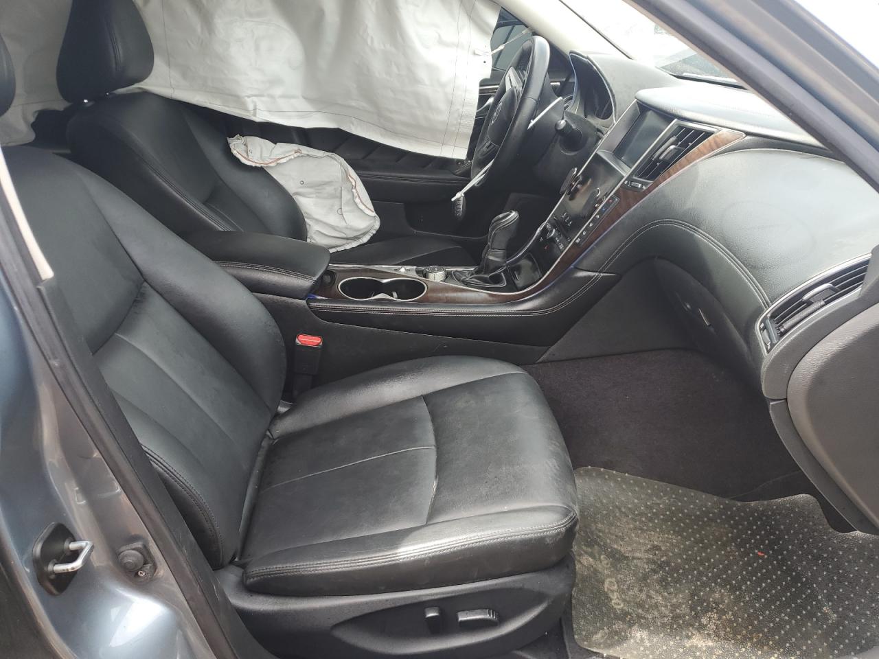 2018 Infiniti Q50 VIN JN1EV7APXJM358554 Copart auction photo, side / front end damage thumbnail 7