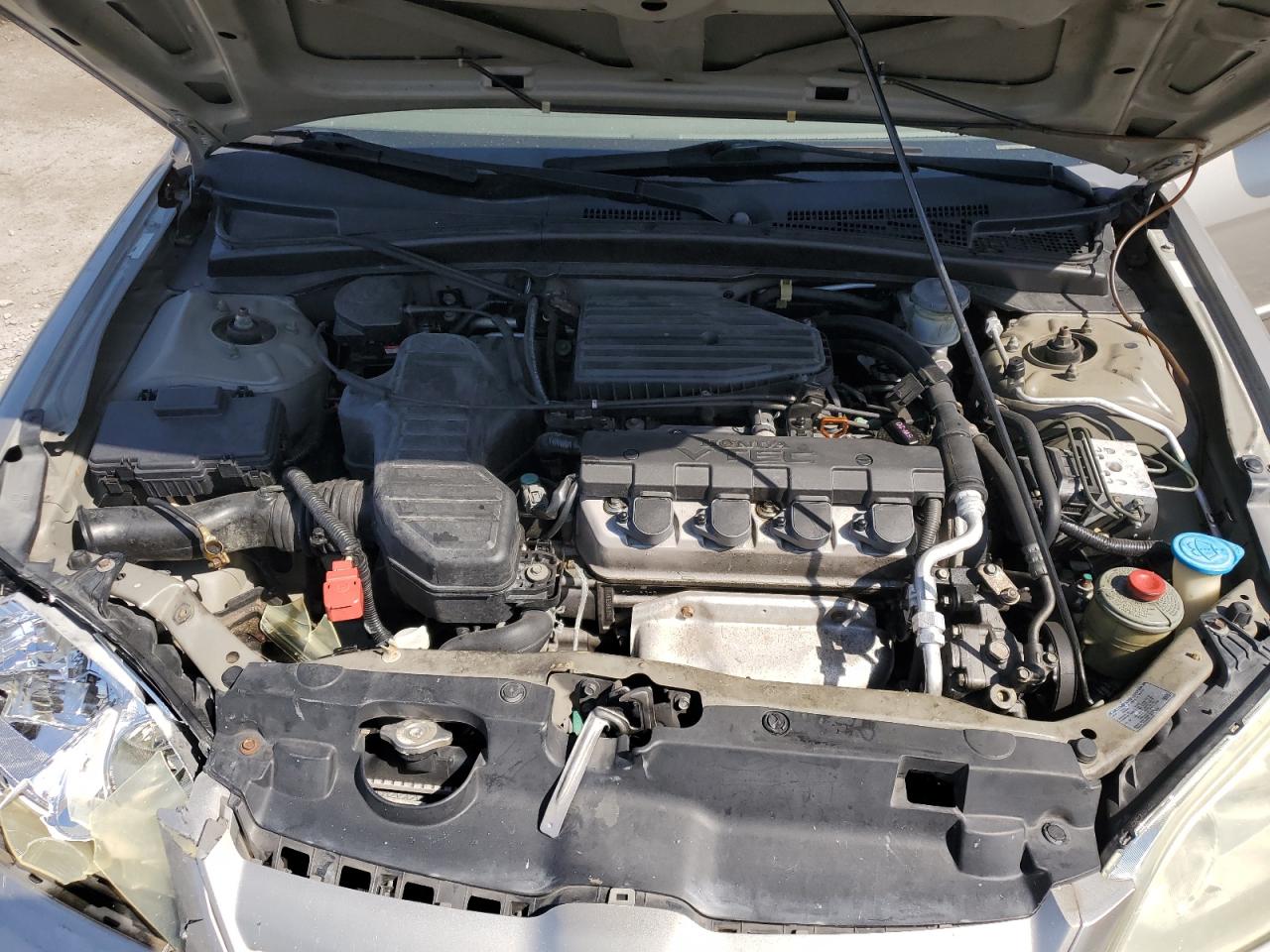 2004 Honda Civic VIN 2HGES26754H589288 Copart auction photo, front end / rear end damage thumbnail 11