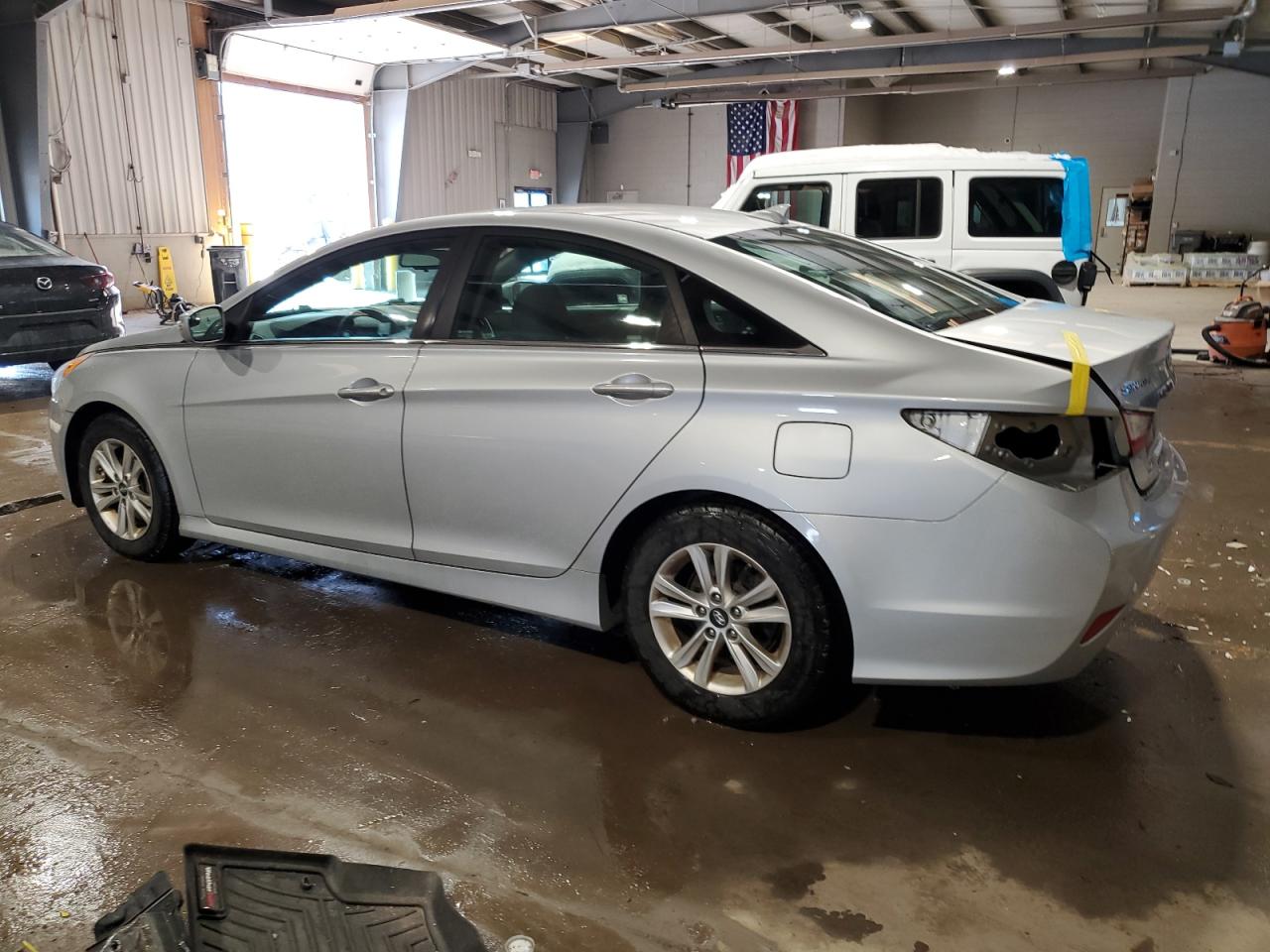 2014 Hyundai Sonata VIN 5NPEB4AC9EH867178 Copart auction photo, rear end damage thumbnail 2