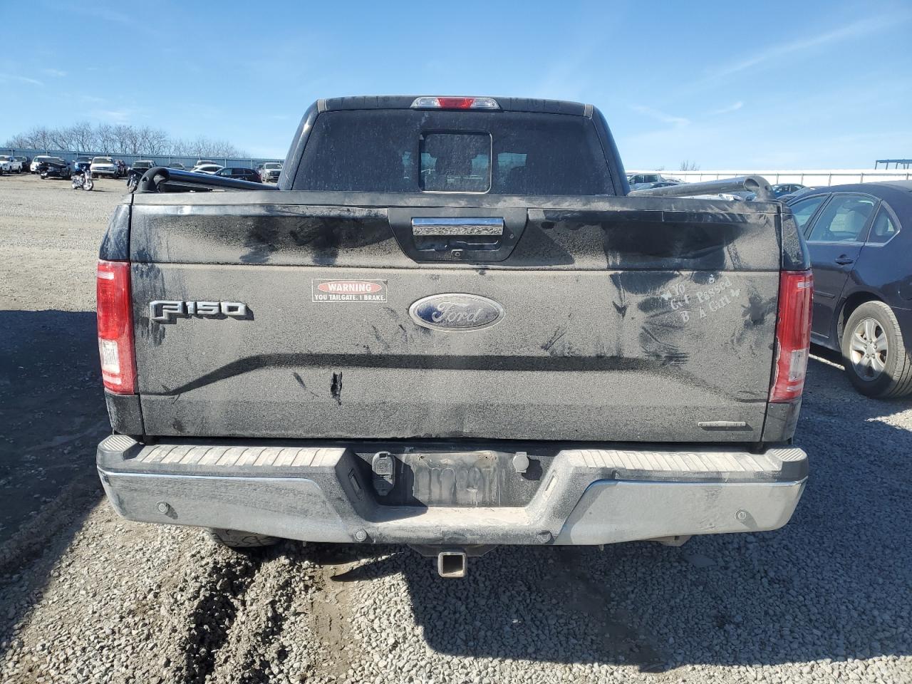 2016 Ford F-150 VIN 1FTEW1EF9GKF43627 Copart auction photo, front end / rear end damage thumbnail 6
