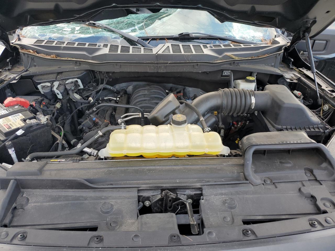 2021 Ford F-150 VIN 1FTFW1E57MFC20693 Copart auction photo, top/roof / side damage thumbnail 13