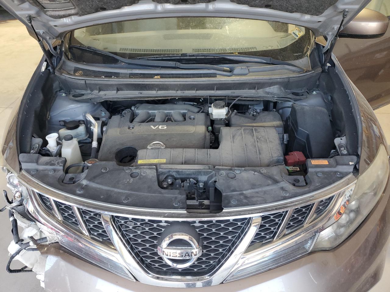 2012 Nissan Murano VIN JN8AZ1MW1CW204682 Copart auction photo, front end damage thumbnail 12