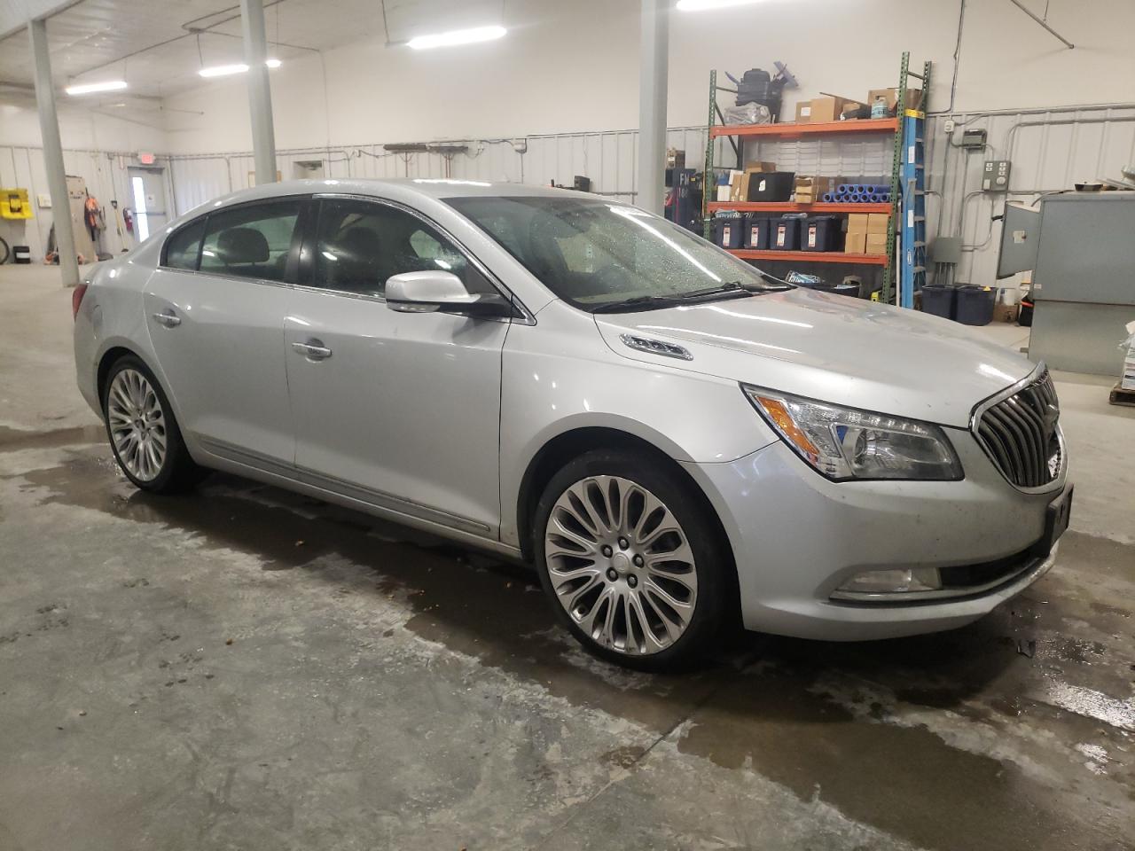 2014 Buick LaCrosse VIN 1G4GF5G37EF265590 Copart auction photo, front end damage thumbnail 4