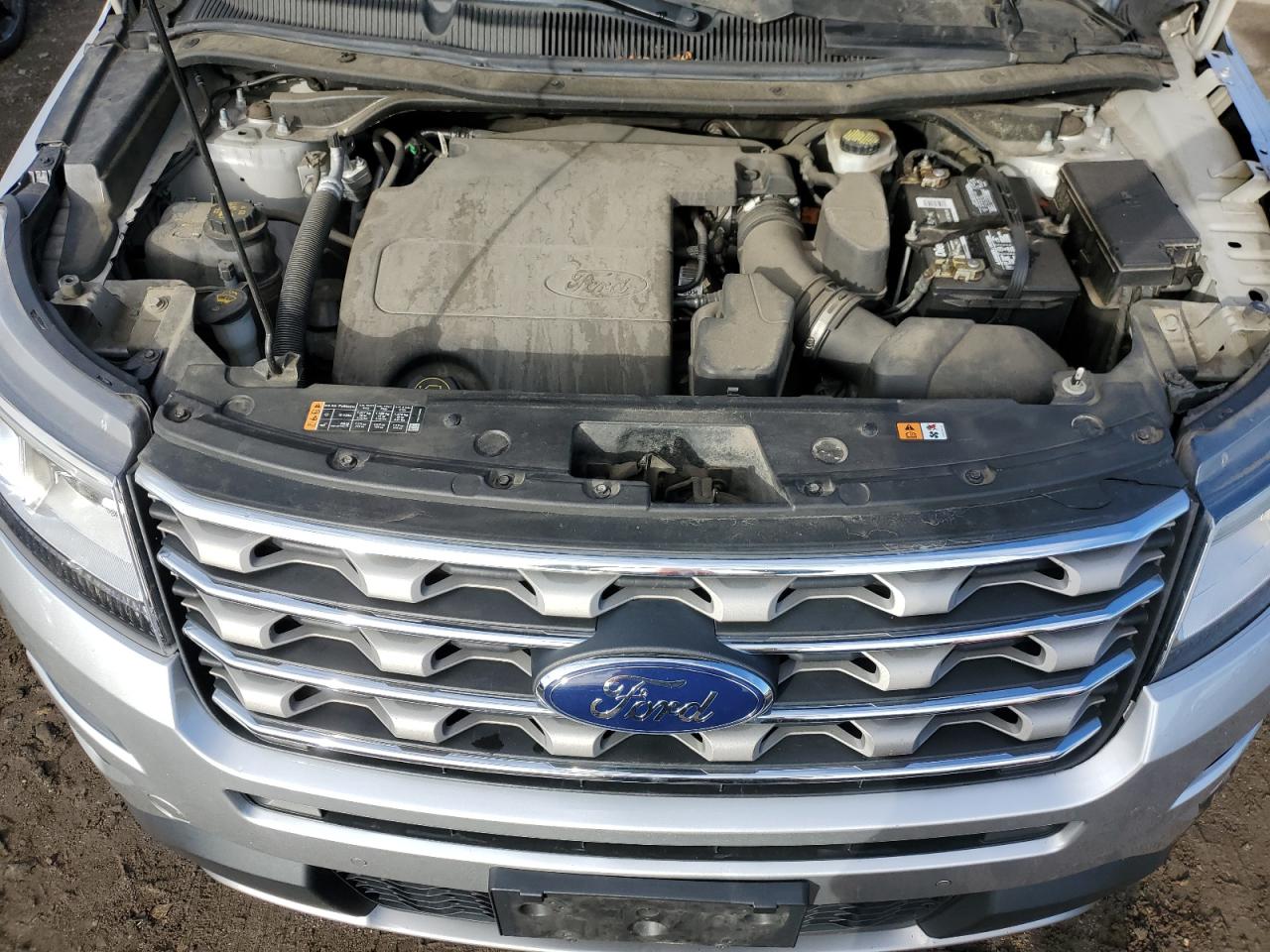 2017 Ford Explorer VIN 1FM5K8D83HGD00449 Copart auction photo, front end / side damage thumbnail 12