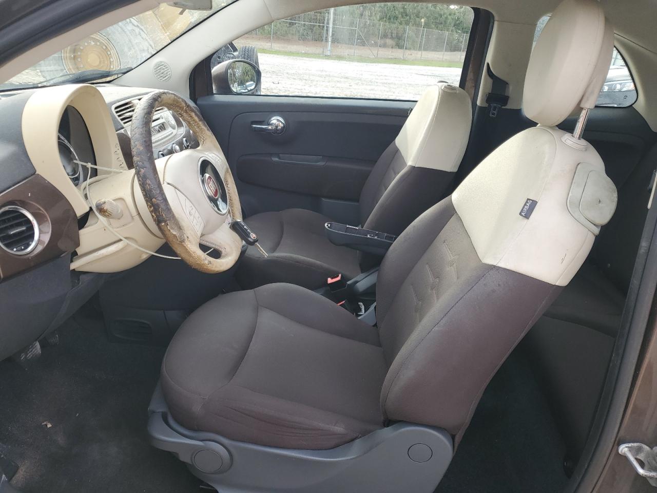 2013 Fiat 500 VIN 3C3CFFAR6DT739706 Copart auction photo, front end / minor dent/scratches damage thumbnail 7