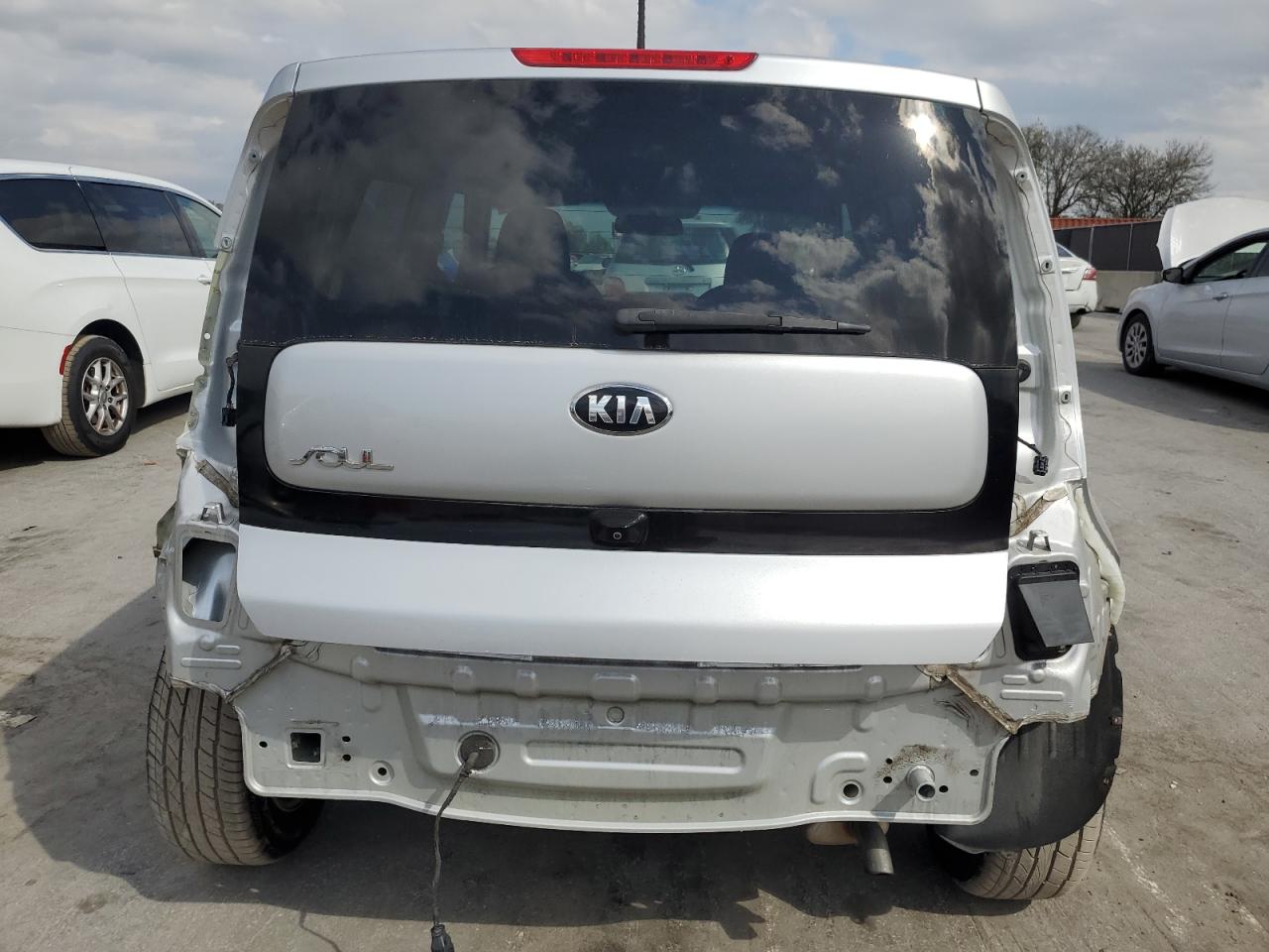 2019 KIA Soul VIN KNDJN2A29K7641014 Copart auction photo, rear end / side damage thumbnail 6