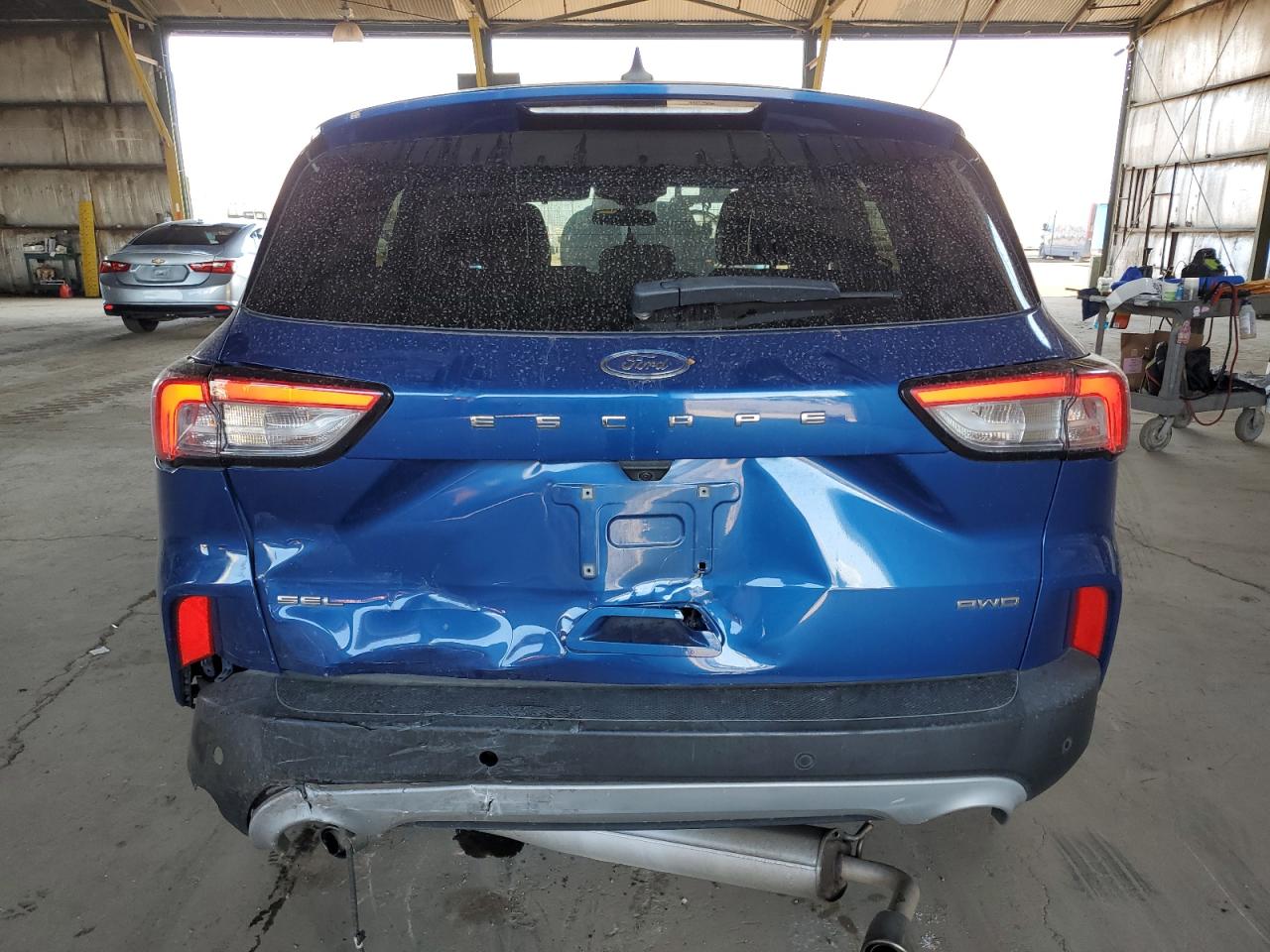 2022 Ford Escape VIN 1FMCU9H6XNUA71748 Copart auction photo, front end / rear end damage thumbnail 6