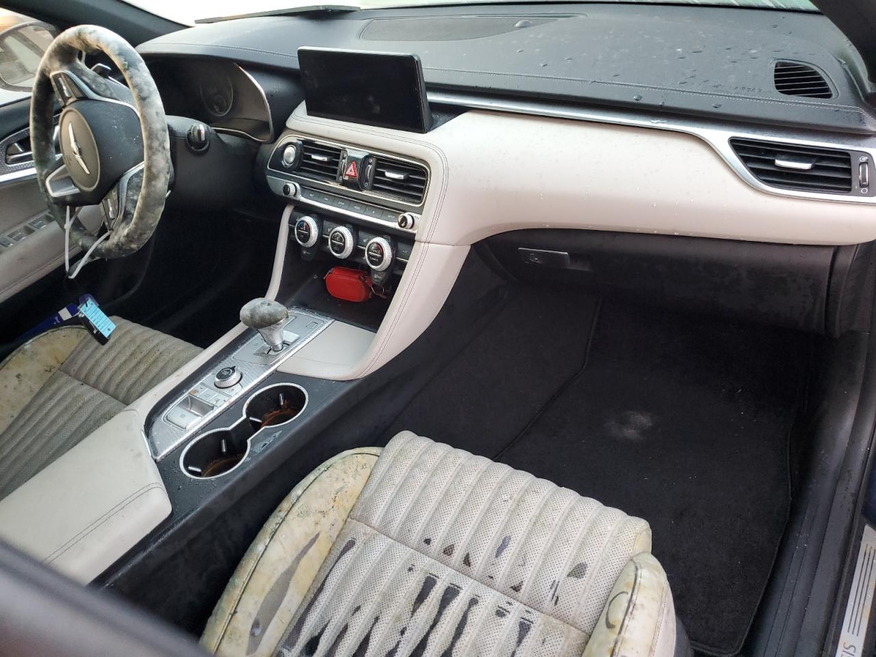 2023 Genesis G70 VIN KMTG34TA9PU120546 Copart auction photo, water/flood damage thumbnail 8