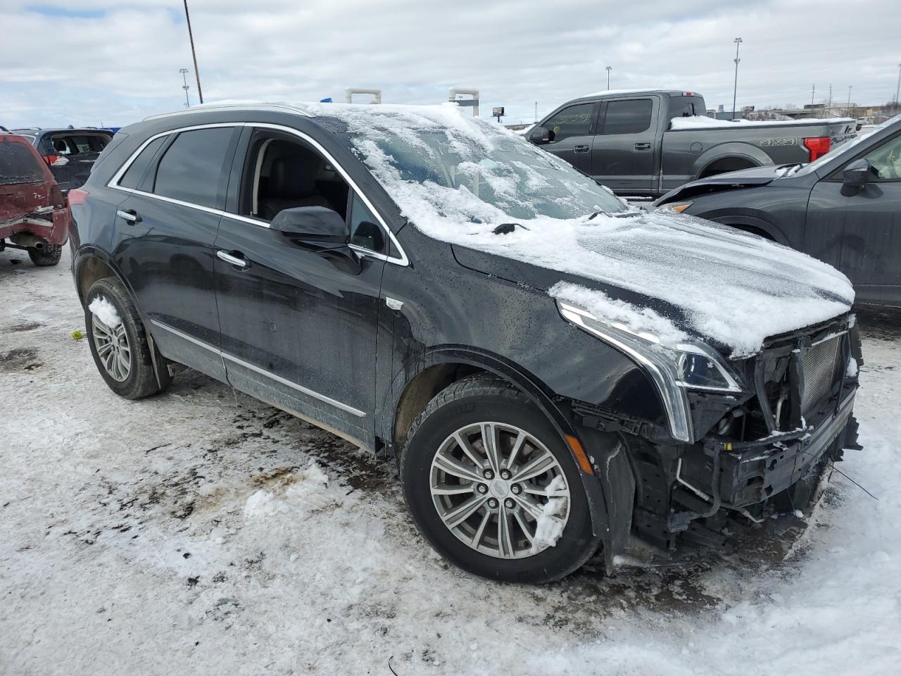 2019 Cadillac XT5 VIN 1GYKNDRS9KZ193845 Copart auction photo, front end / side damage thumbnail 4