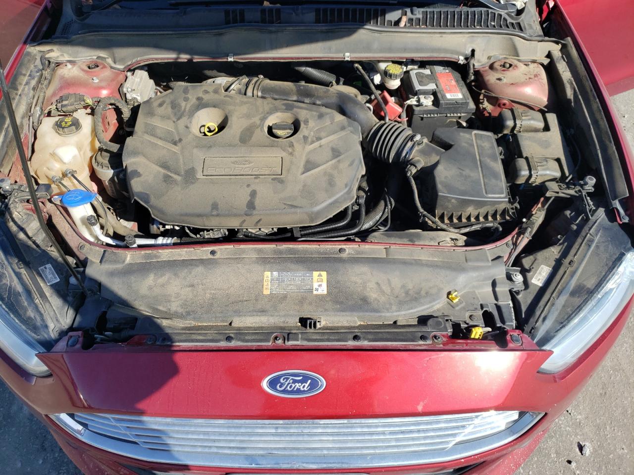 2016 Ford Fusion VIN 3FA6P0T94GR387247 Copart auction photo, rear end damage thumbnail 11