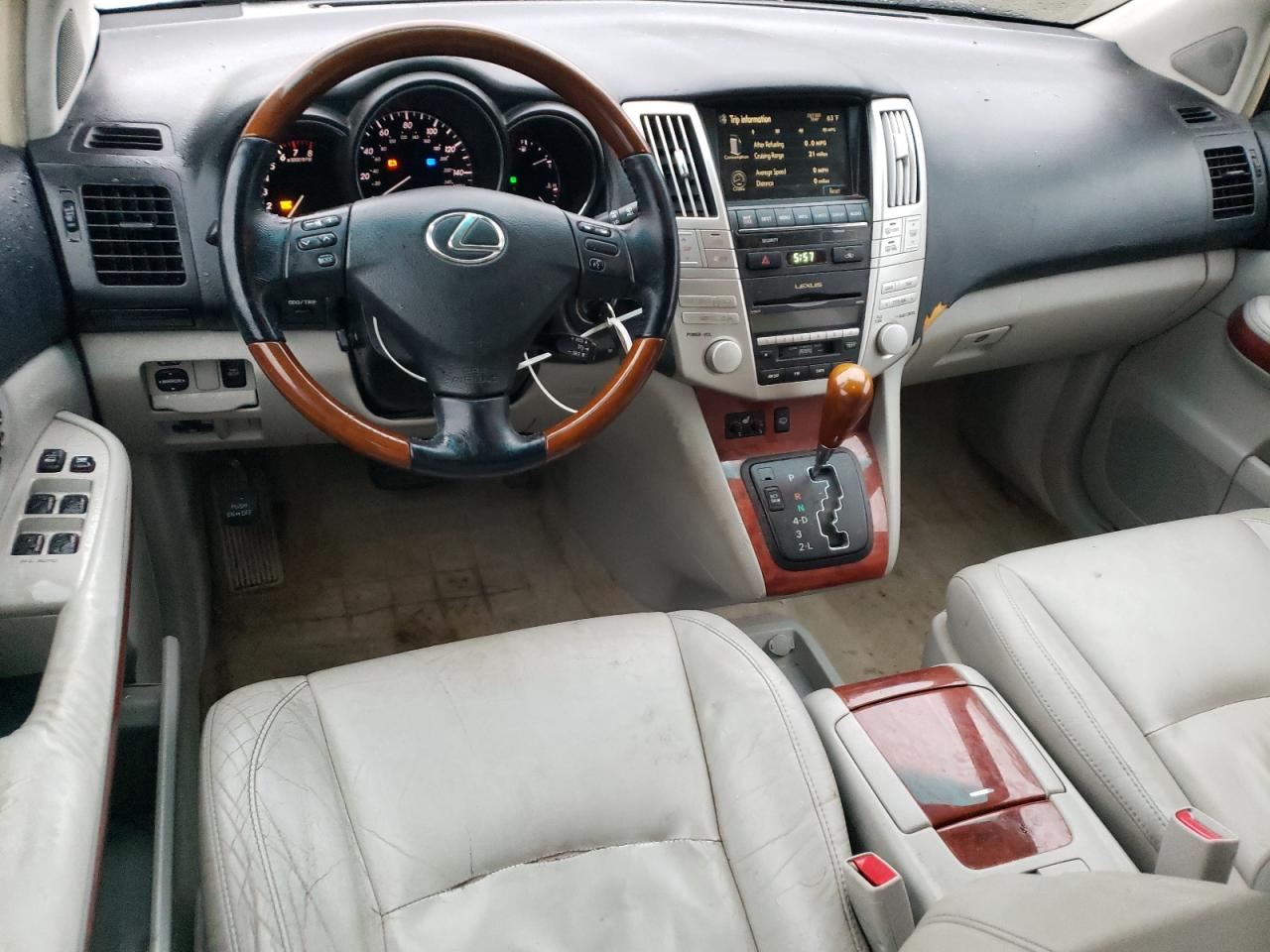 2007 Lexus RX VIN JTJGK31U970009461 Copart auction photo, front end / side damage thumbnail 8