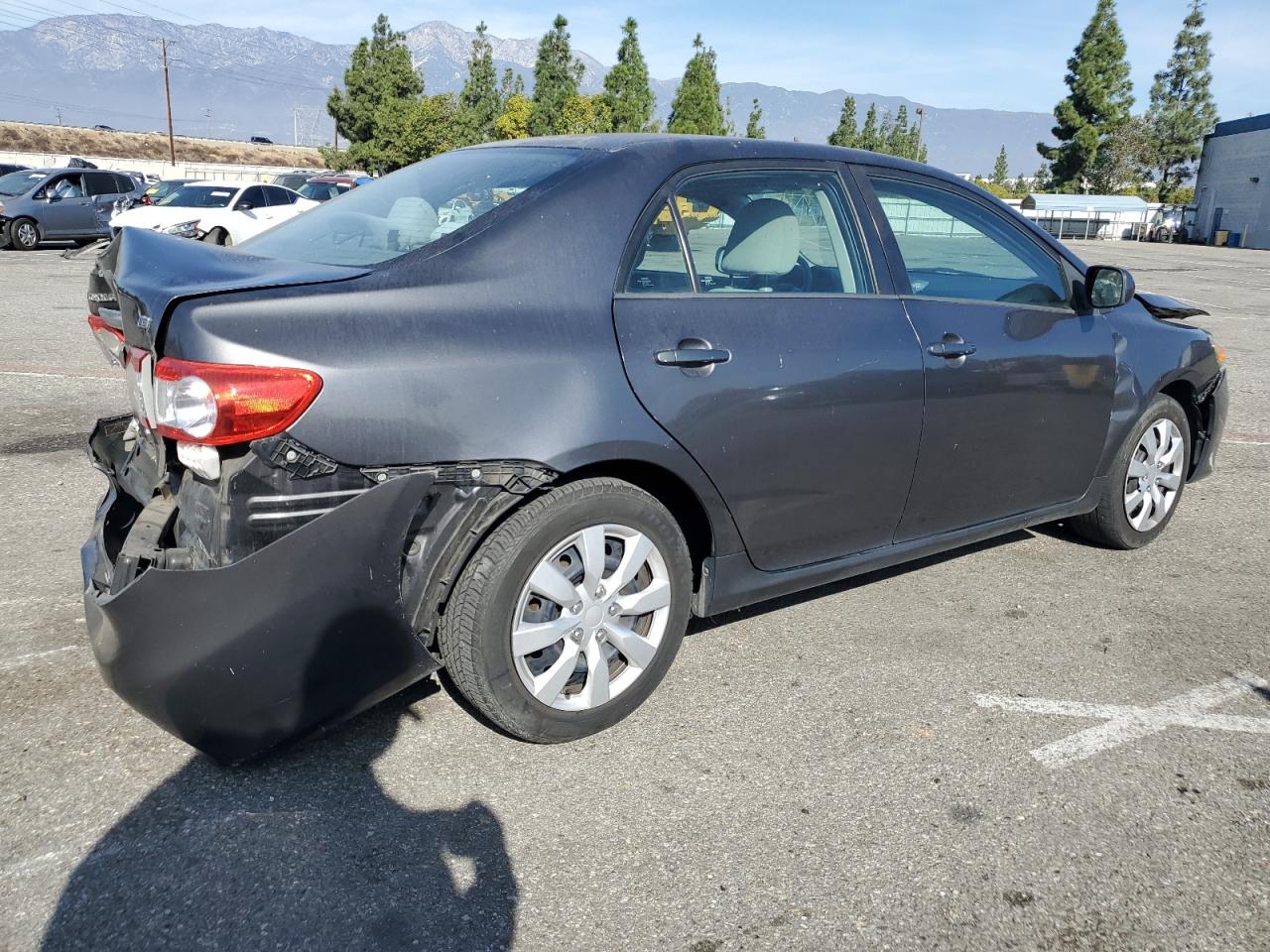 2012 Toyota Corolla VIN 5YFBU4EE7CP023150 Copart auction photo, front end / rear end damage thumbnail 3