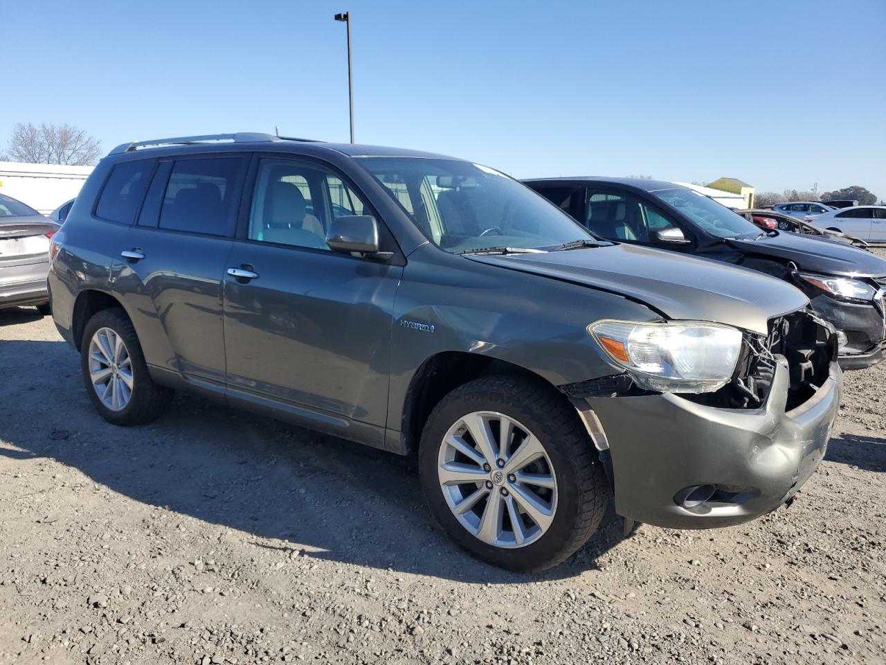 2010 Toyota Highlander VIN JTEBW3EH0A2044721 Copart auction photo, front end / rear end damage thumbnail 4