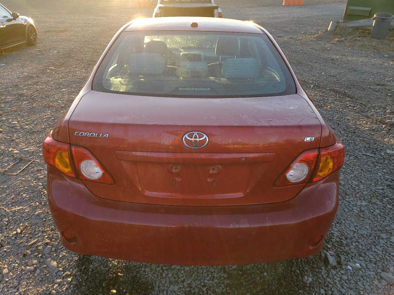 2010 Toyota Corolla VIN 1NXBU4EE6AZ225229 Copart auction photo, front end / side damage thumbnail 6