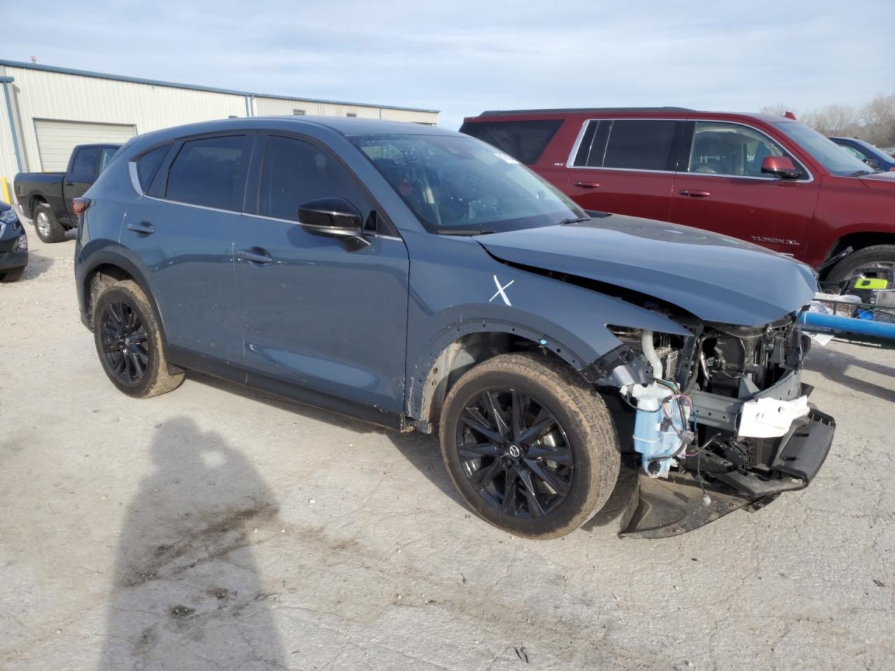 2023 Mazda CX-5 VIN JM3KFBCM2P0236345 Copart auction photo, front end damage thumbnail 4