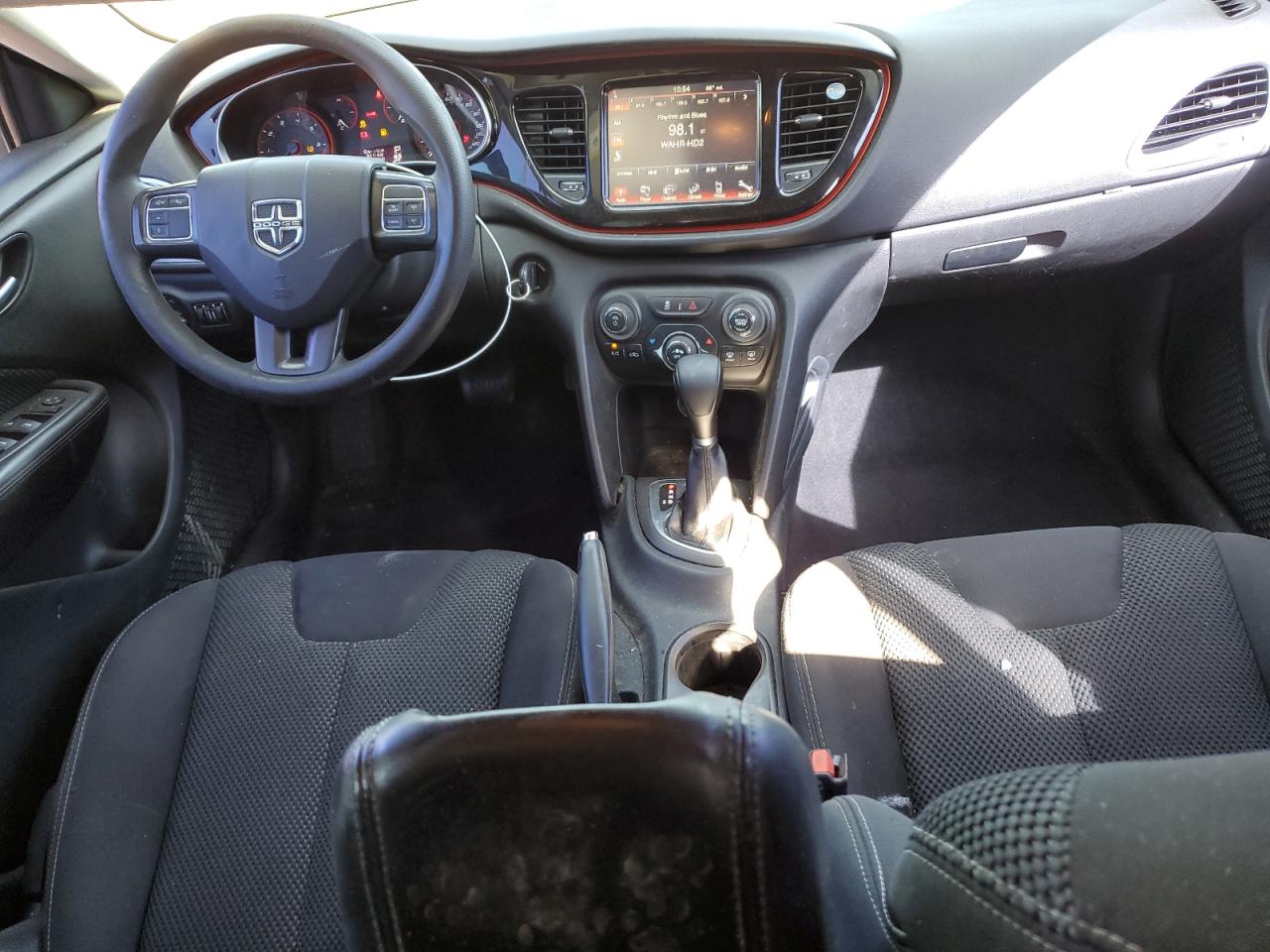 2016 Dodge Dart VIN 1C3CDFBB2GD750672 Copart auction photo, rear end / side damage thumbnail 8