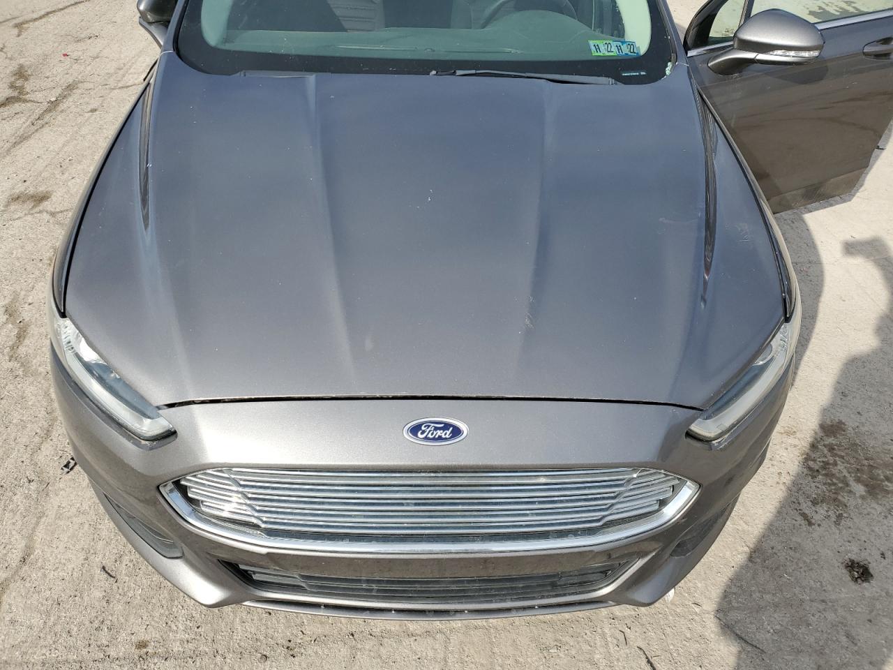 2014 Ford Fusion VIN 1FA6P0H71E5400799 Copart auction photo, side / front end damage thumbnail 13