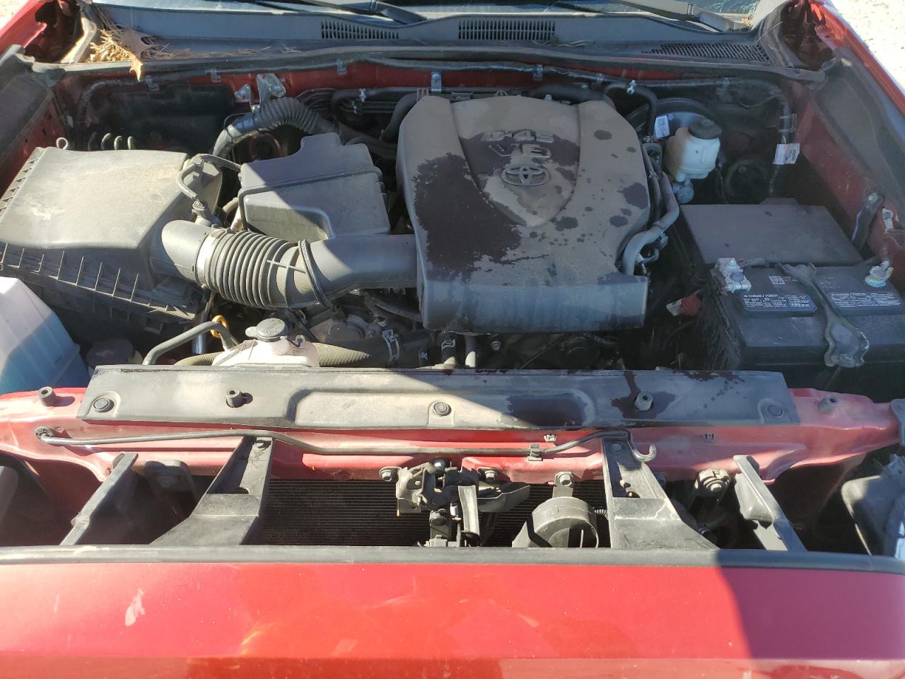 2021 Toyota Tacoma VIN 3TMCZ5AN5MM435562 Copart auction photo, top/roof / side damage thumbnail 12