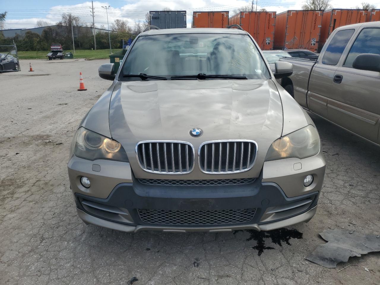 2008 BMW X5 VIN 5UXFE83548L167567 Copart auction photo, side damage thumbnail 5