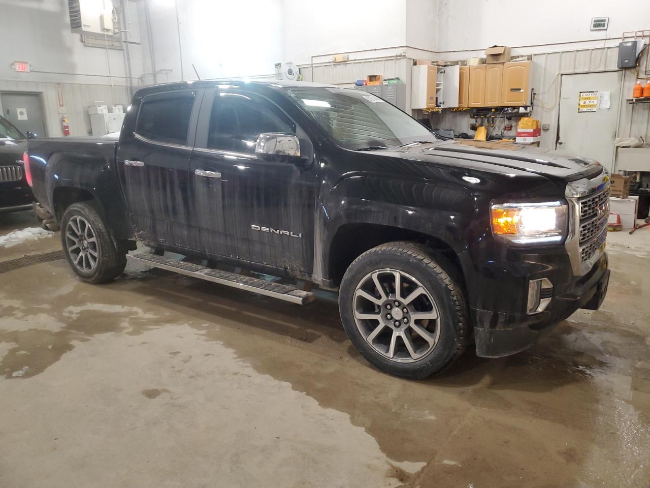 2022 GMC Canyon VIN 1GTG6EEN5N1112356 Copart auction photo, rear end / top/roof damage thumbnail 4