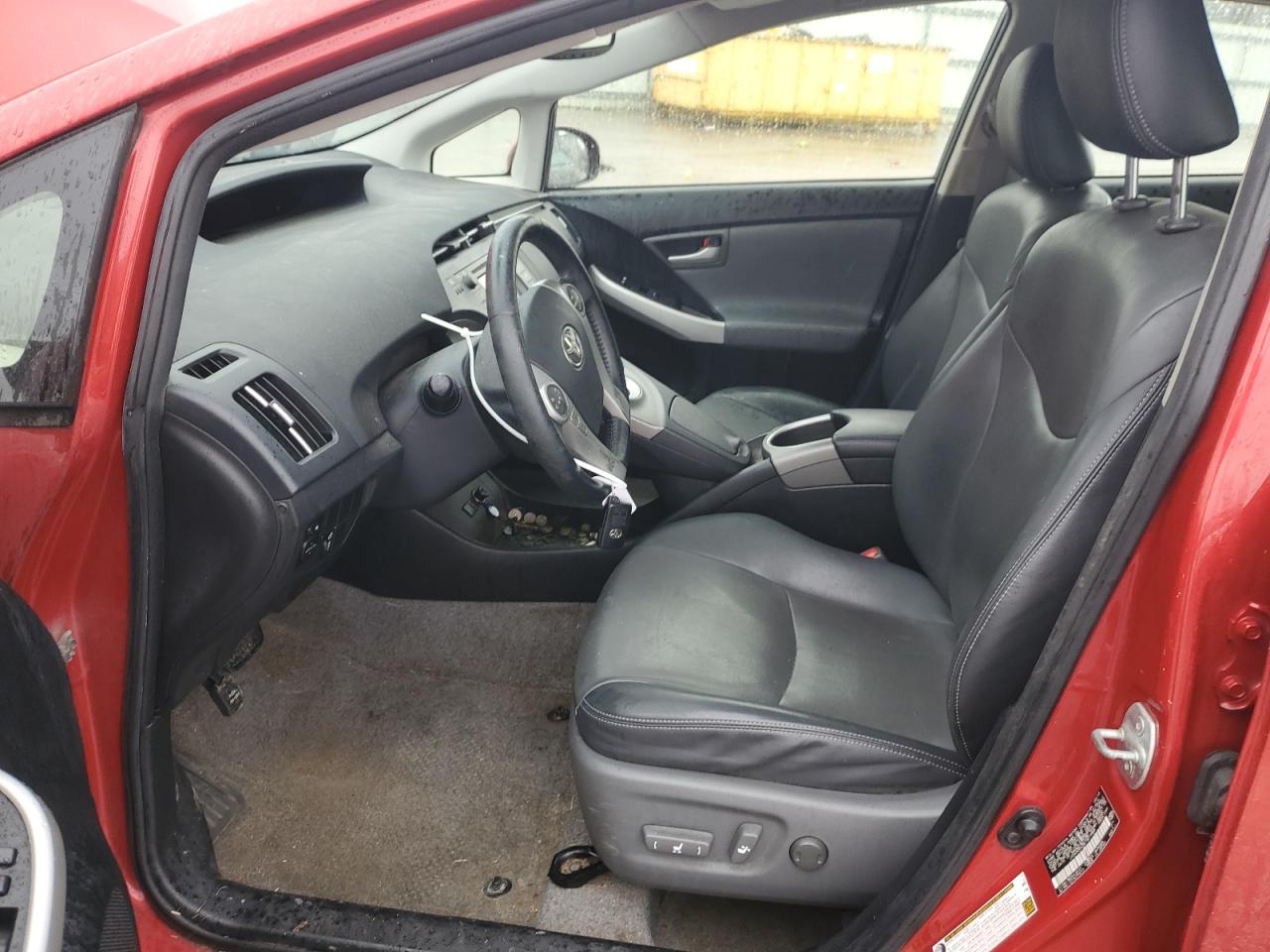2014 Toyota Prius VIN JTDKN3DU5E1817989 Copart auction photo, front end / side damage thumbnail 7