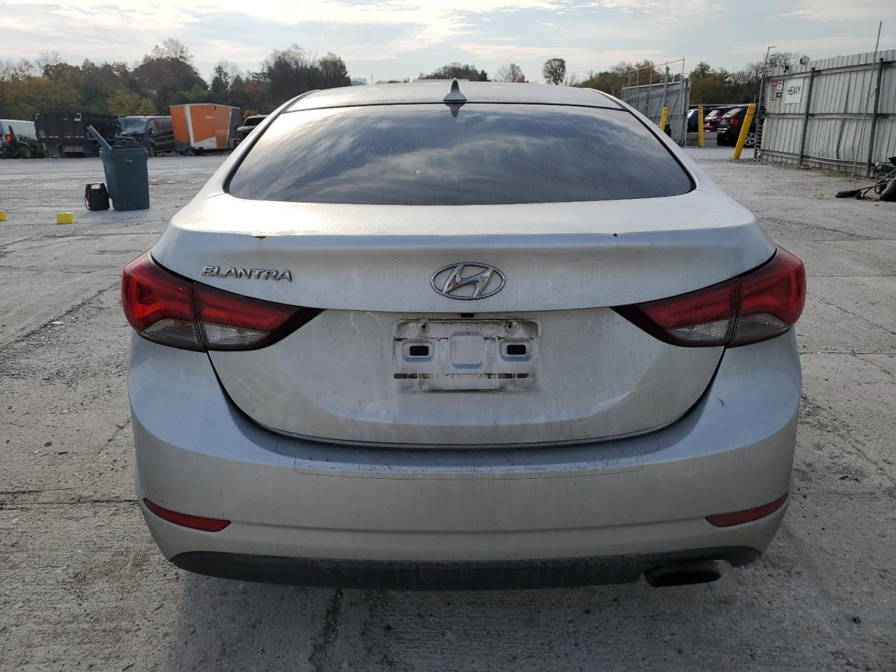 2015 Hyundai Elantra VIN KMHDH4AH0FU358217 Copart auction photo, front end / minor dent/scratches damage thumbnail 6