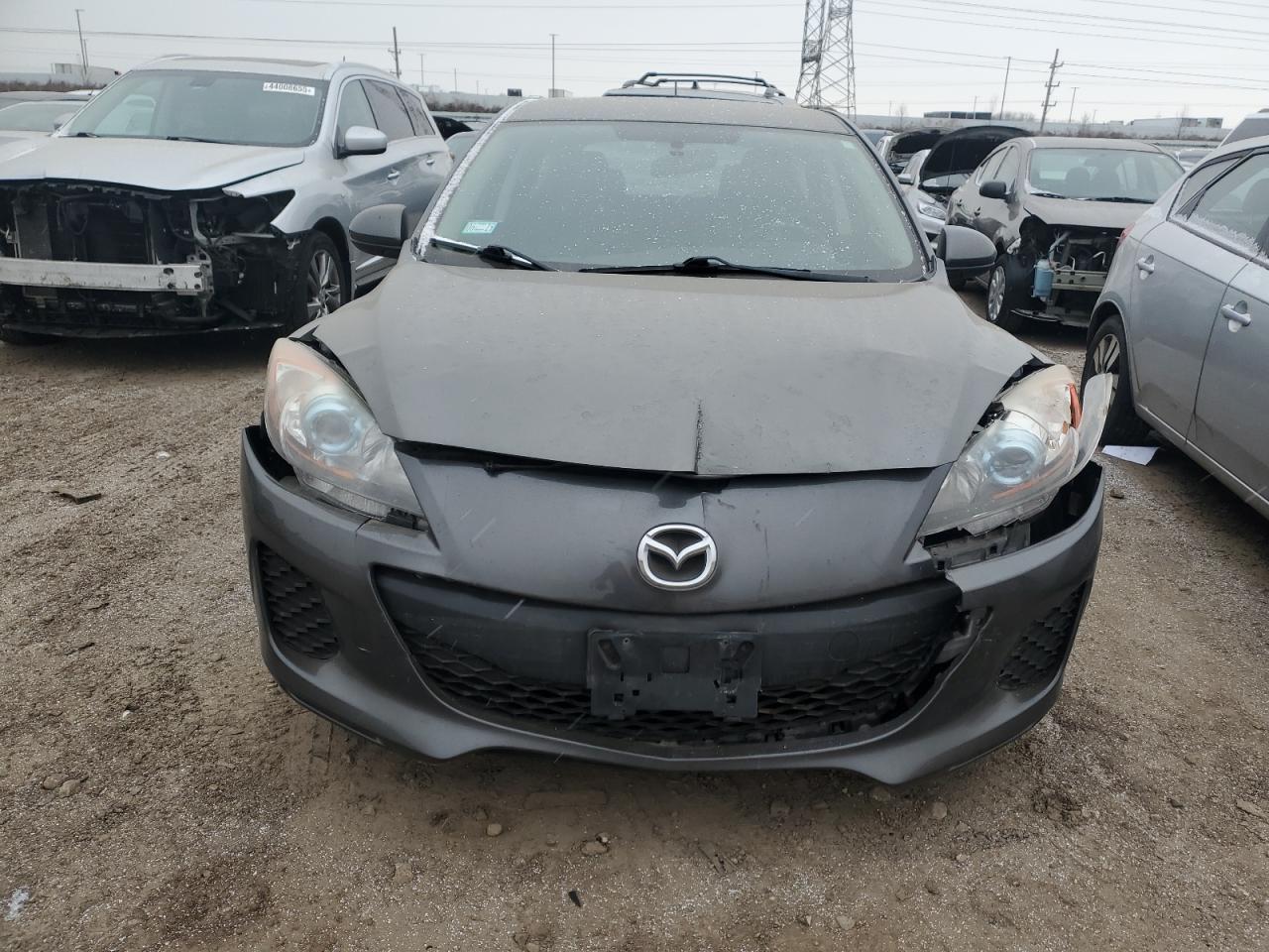 2013 Mazda 3 VIN JM1BL1L76D1834529 Copart auction photo, front end damage thumbnail 5