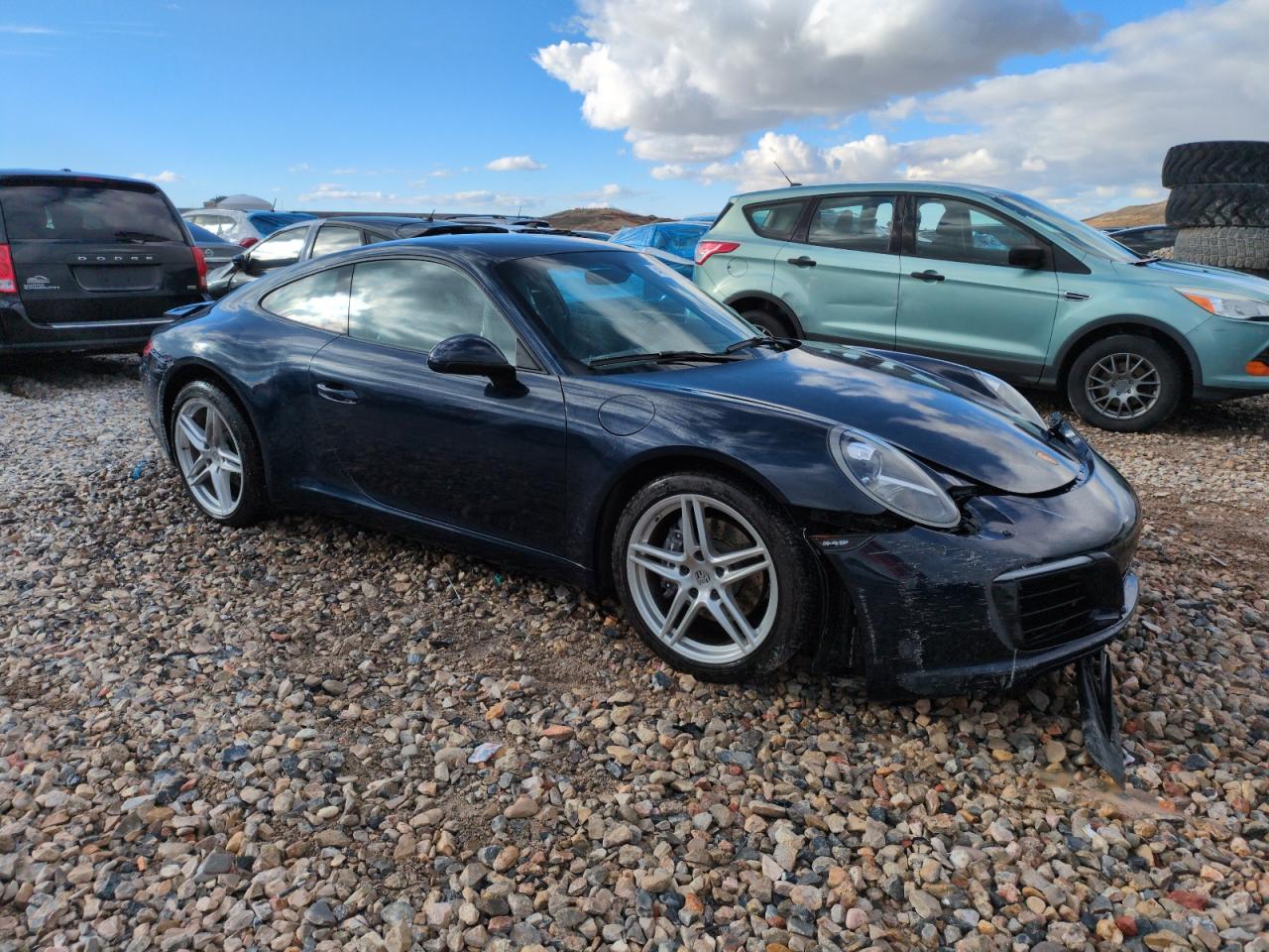 2017 Porsche 911 VIN WP0AA2A96HS107967 Copart auction photo, front end damage thumbnail 4