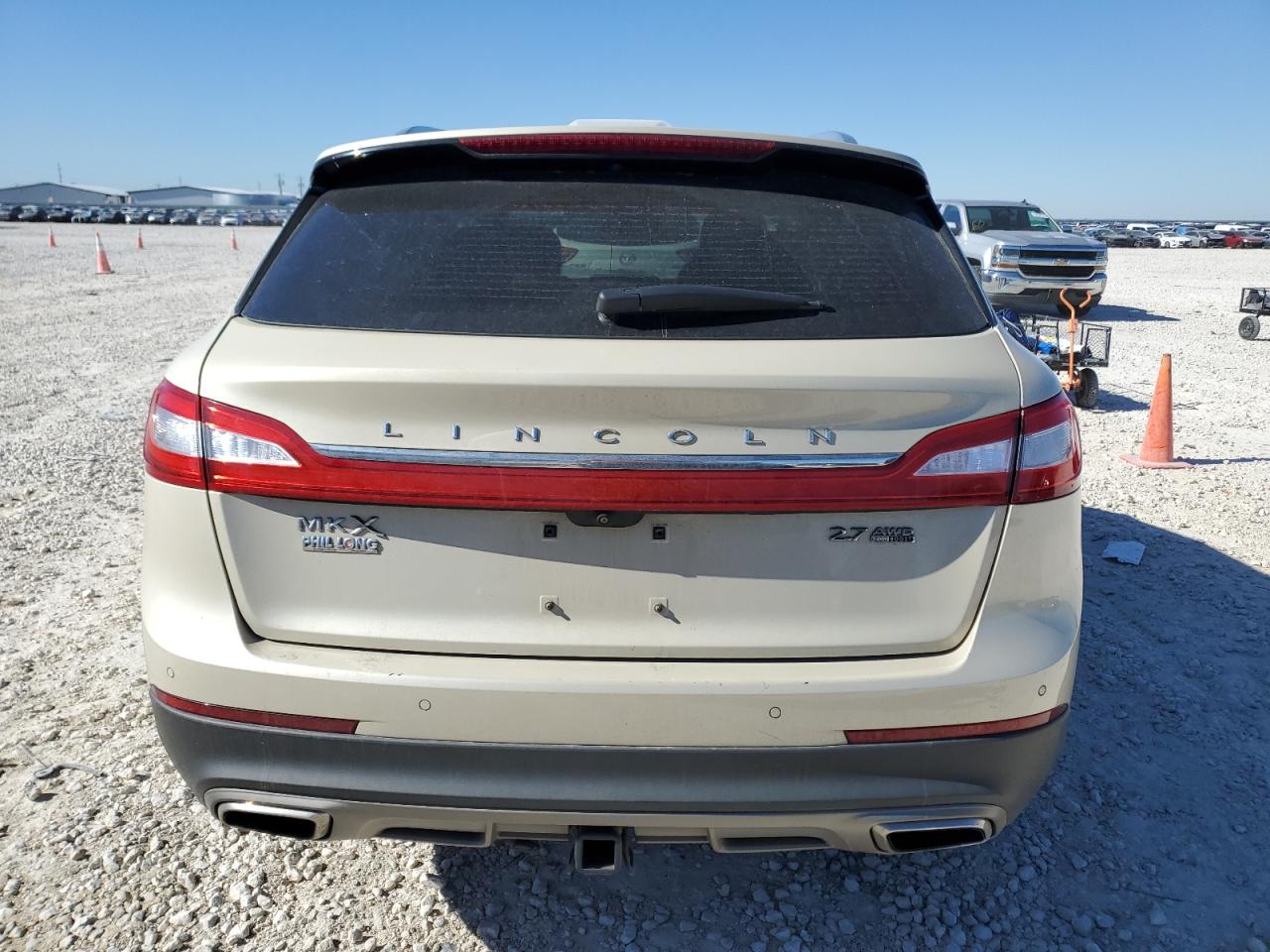 2016 Lincoln MKX VIN 2LMPJ8LPXGBL44575 Copart auction photo, front end damage thumbnail 6