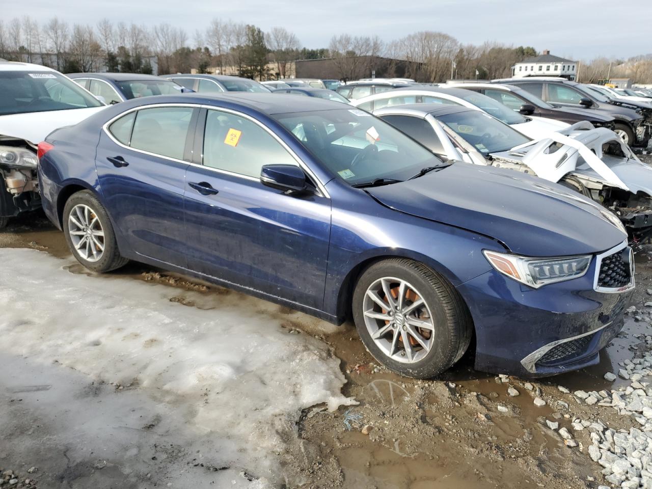 2019 Acura TLX VIN 19UUB1F3XKA007491 Copart auction photo, front end / minor dent/scratches damage thumbnail 4