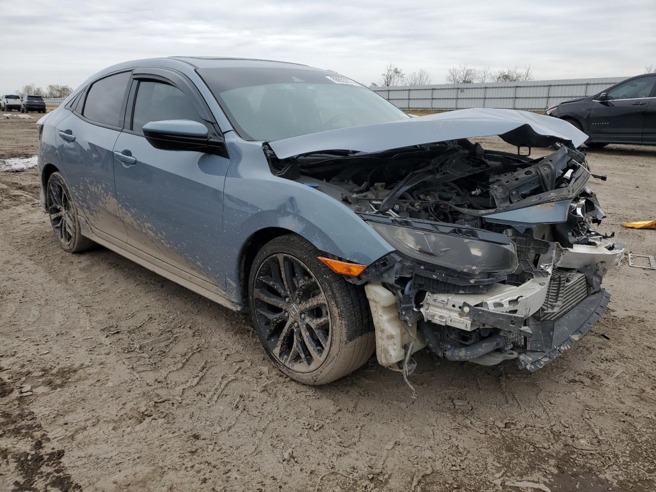 2021 Honda Civic VIN SHHFK7H4XMU223673 Copart auction photo, front end / rear end damage thumbnail 4