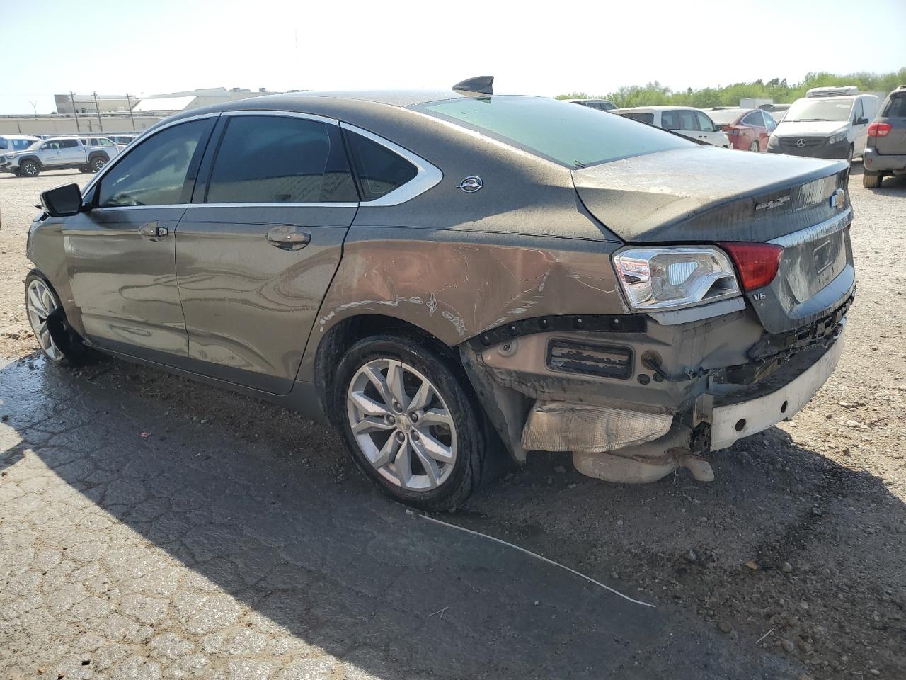 2018 Chevrolet Impala VIN 2G1105S35J9138450 Copart auction photo, front end / rear end damage thumbnail 2