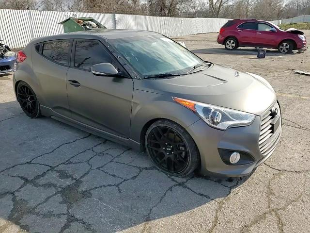 2013 Hyundai Veloster VIN KMHTC6AE5DU171922 Copart auction photo, all over damage thumbnail 11