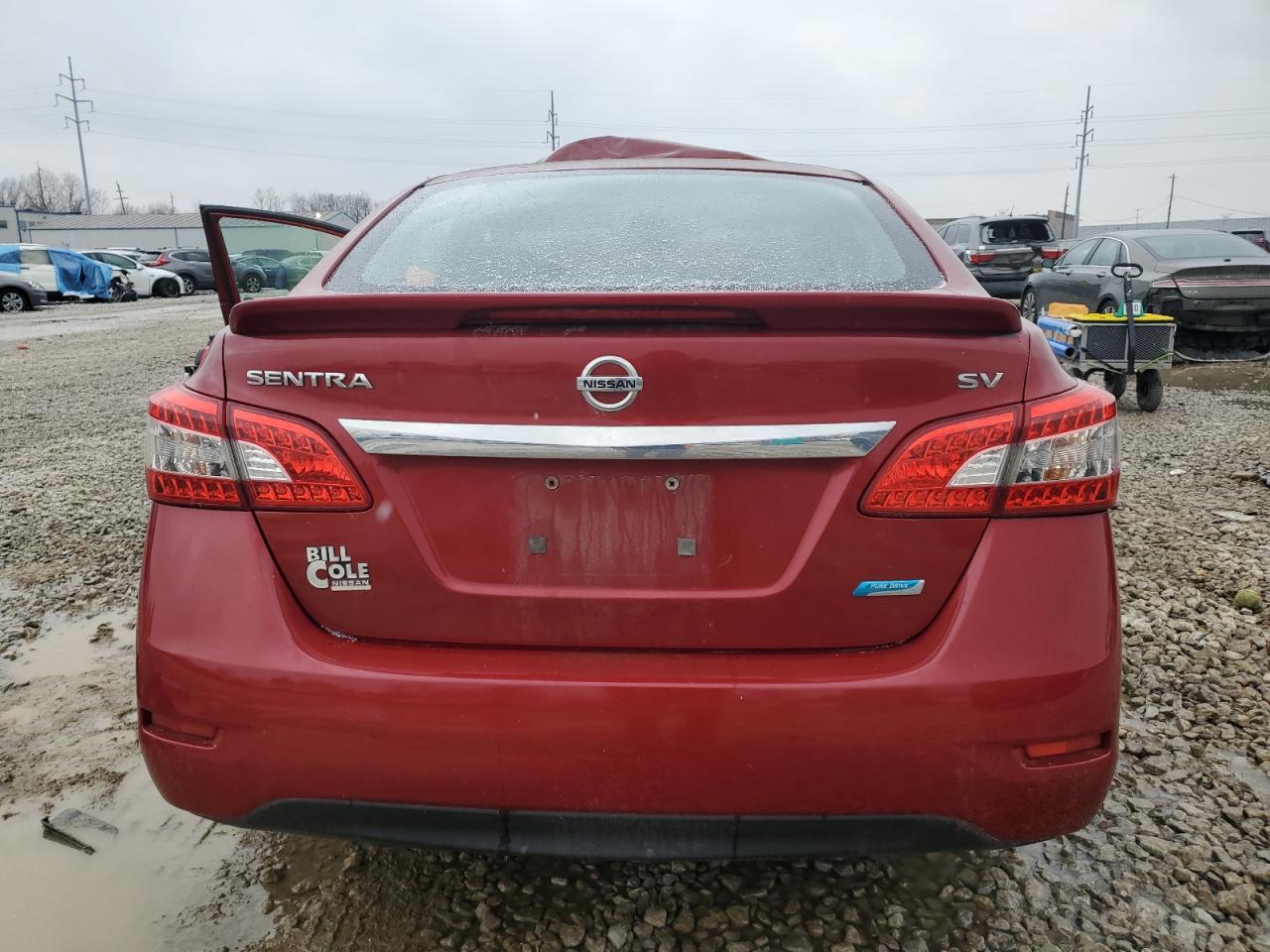 2014 Nissan Sentra VIN 3N1AB7AP7EY255120 Copart auction photo, front end damage thumbnail 6