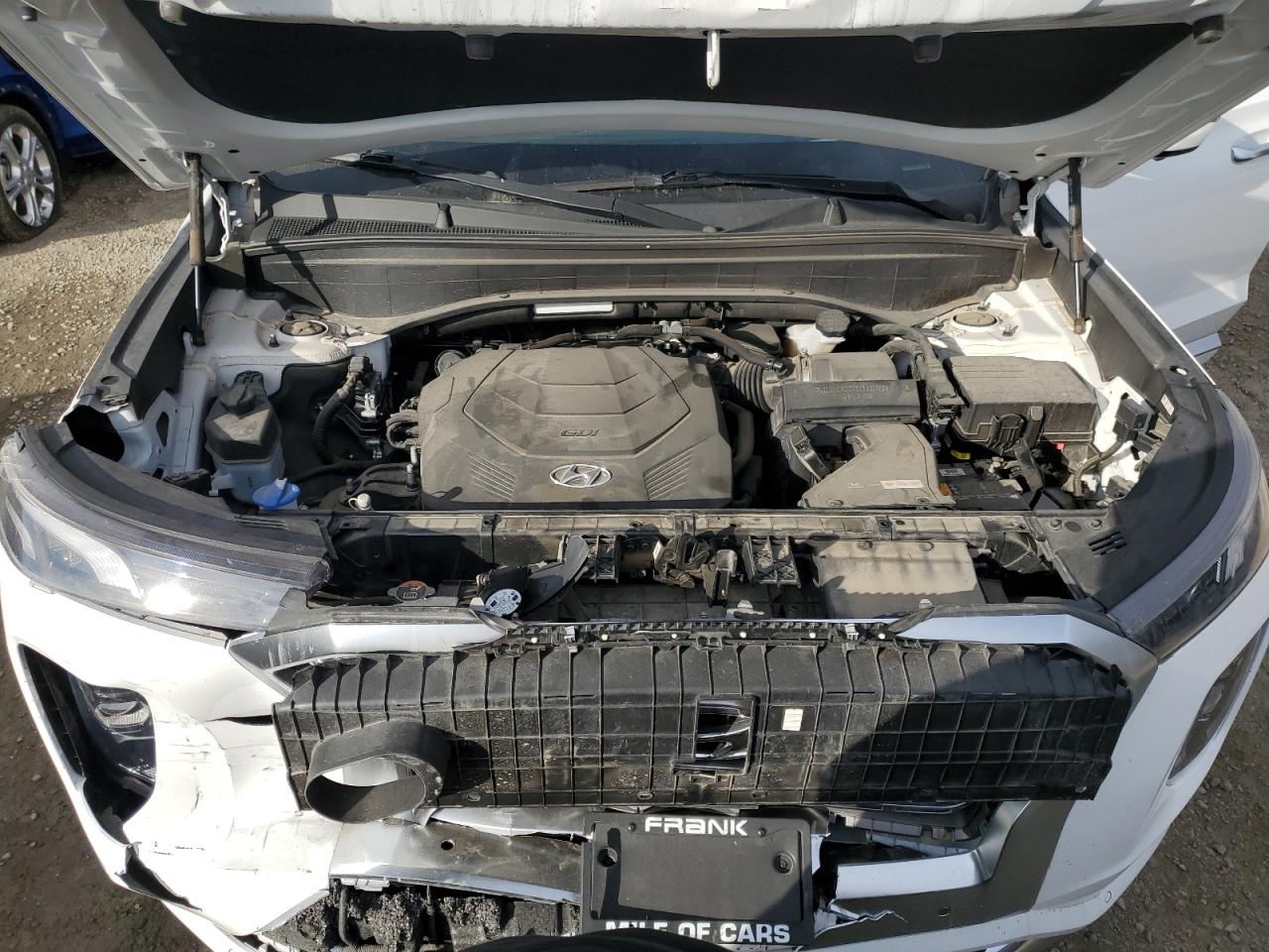 2020 Hyundai Palisade VIN KM8R54HE9LU147023 Copart auction photo, front end damage thumbnail 12