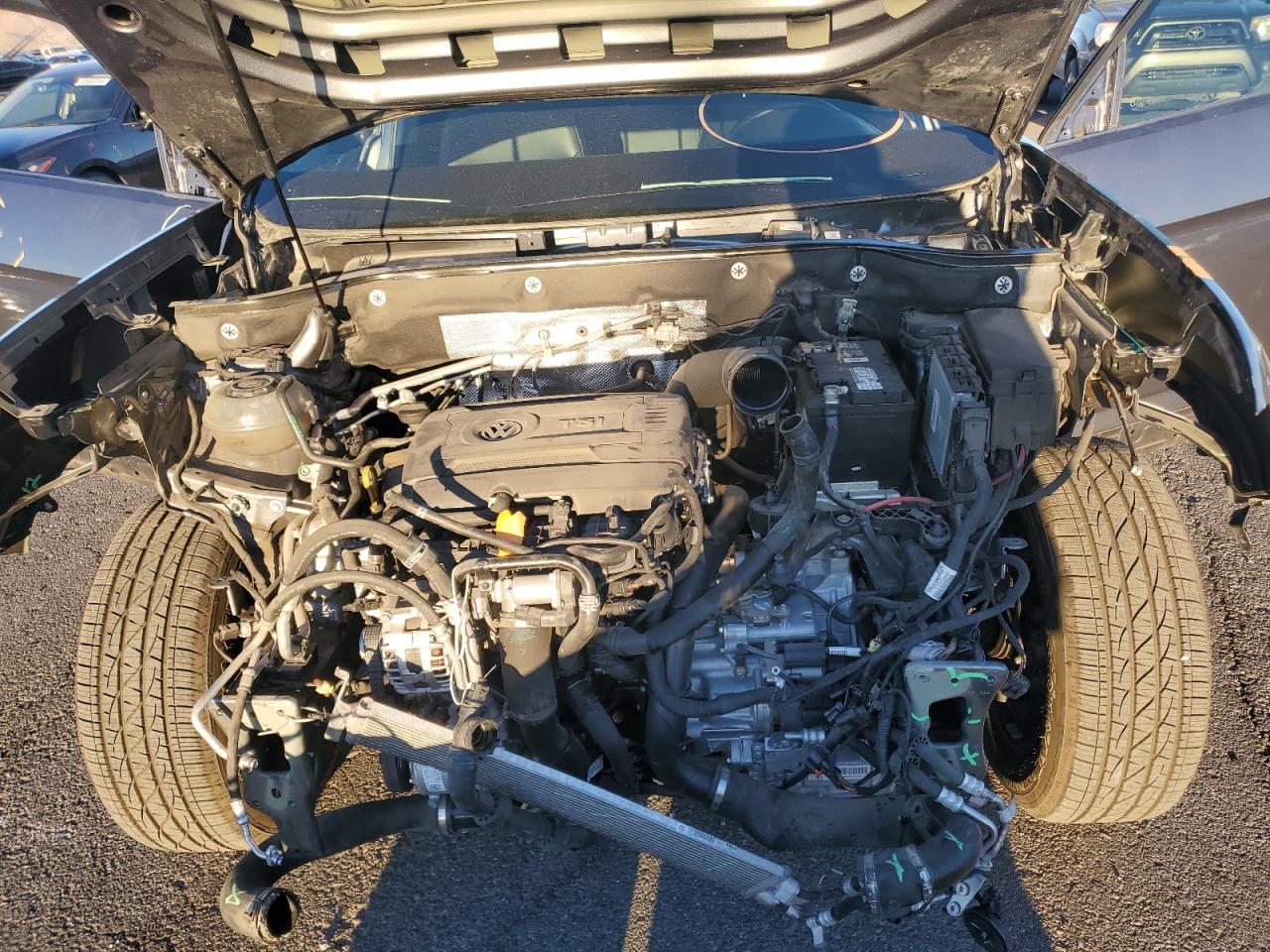 2021 Volkswagen Atlas VIN 1V2LP2CA2MC589404 Copart auction photo, front end damage thumbnail 12